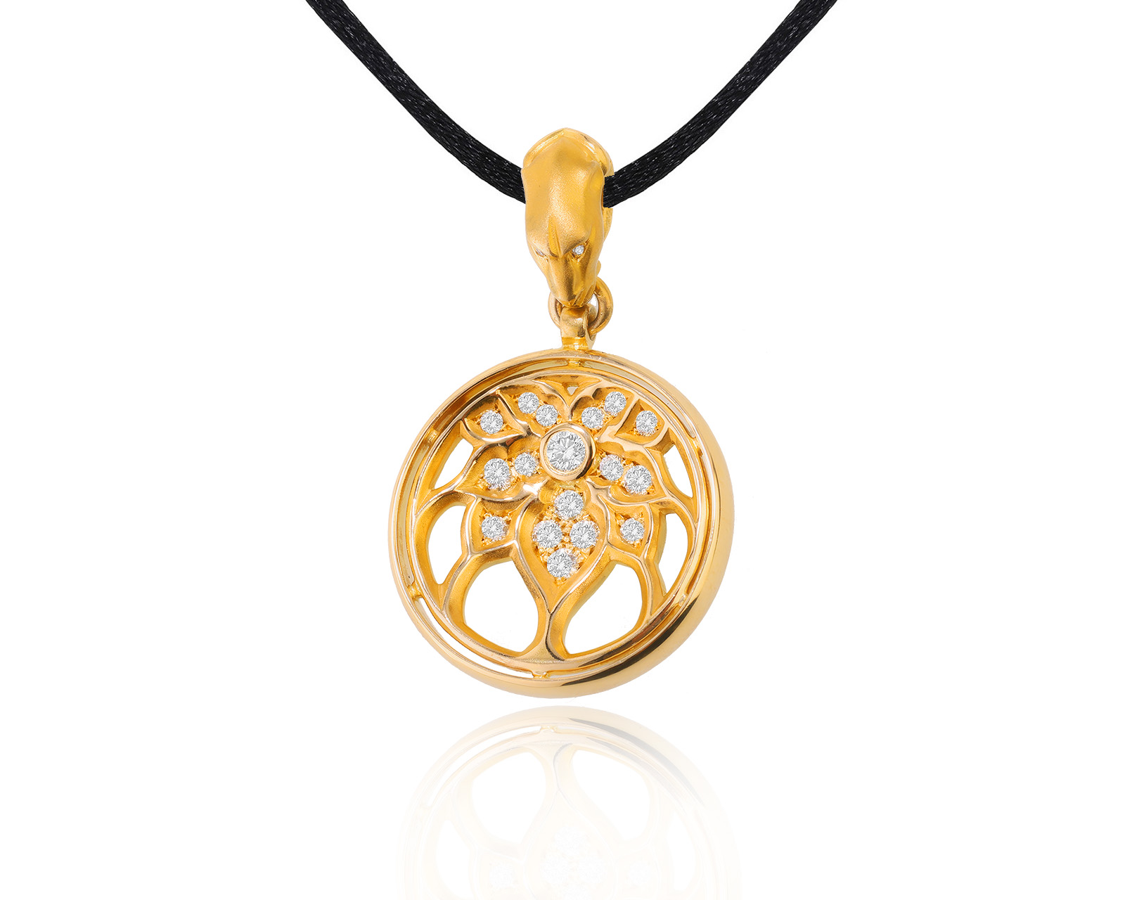 Оригинальный золотой кулон c бриллиантами 0.48ct Magerit Vitral 070823/3 Оригинальный золотой кулон c бриллиантами 0.48ct Magerit Vitral 070823/3