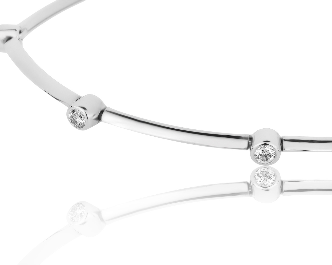 Оригинальный платиновый браслет с бриллиантами 0.50ct Tiffany&Co