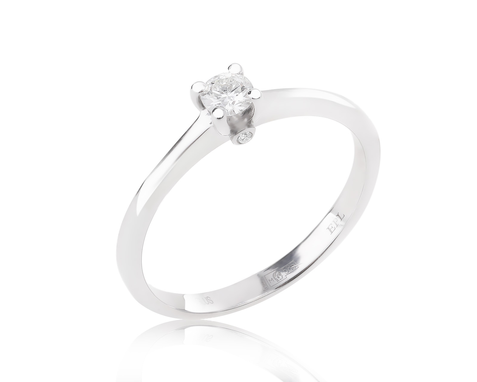 Оригинальное золотое кольцо ЭПЛ Якутские бриллианты 020324/1