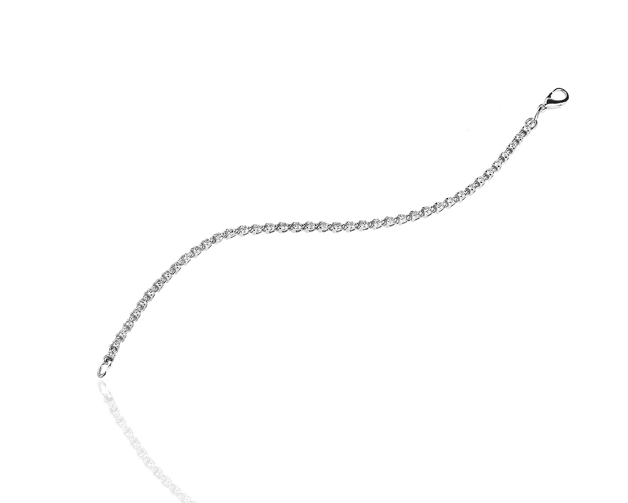 Изысканный золотой браслет с бриллиантами 1.97ct ЭПЛ