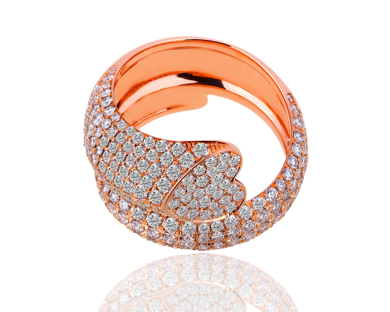 Оригинальное золотое кольцо с бриллиантами 2.39ct Chopard 171118/6