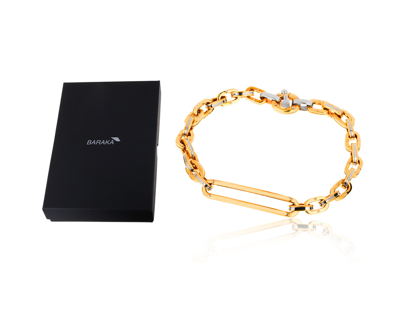 Оригинальный золотой браслет с бриллиантами Baraka