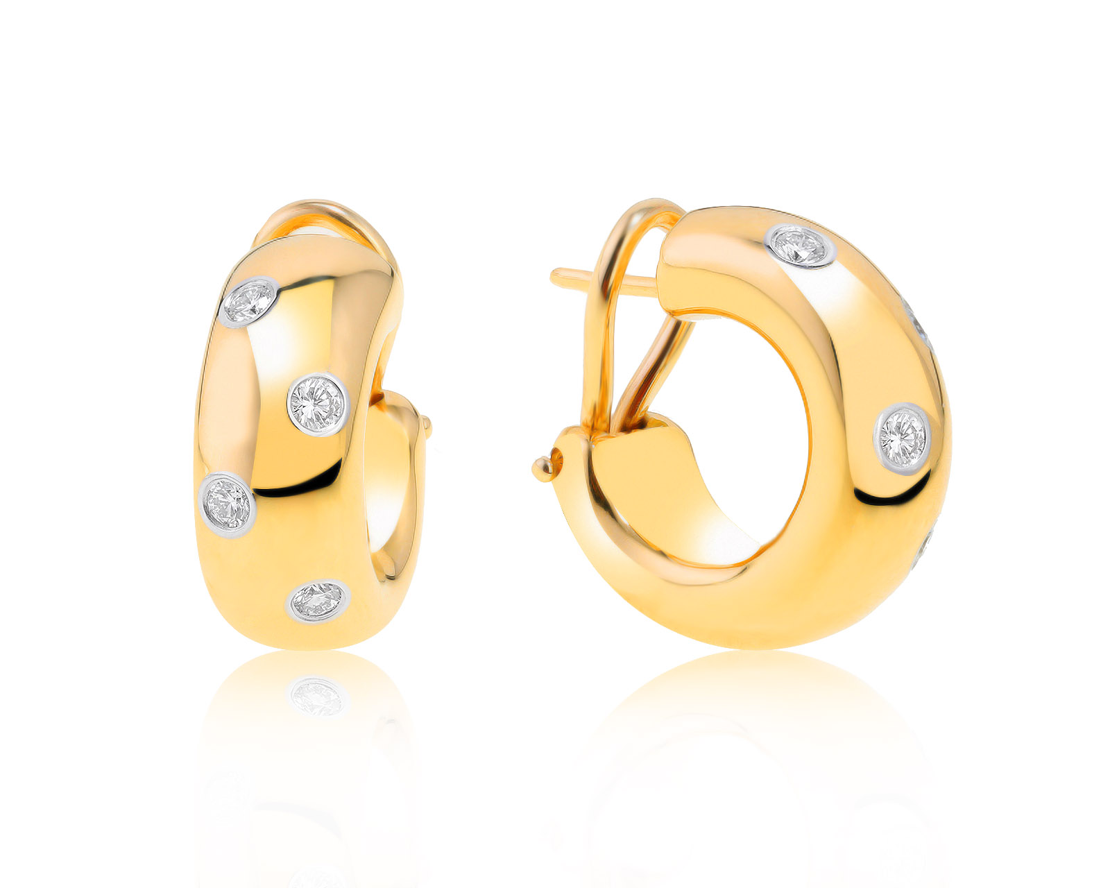 Оригинальные золотые серьги Tiffany&Co Etoile 241021/5