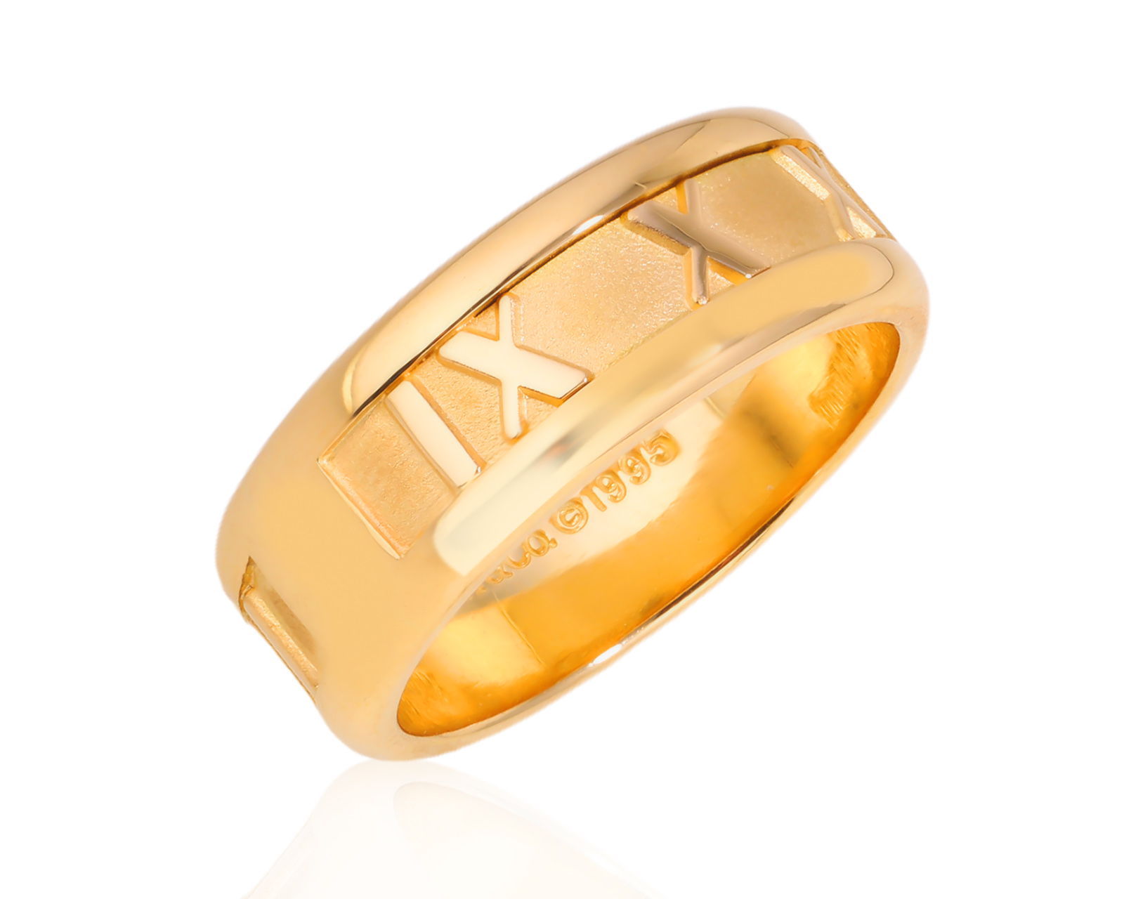 Оригинальное золотое кольцо Tiffany&Co Atlas