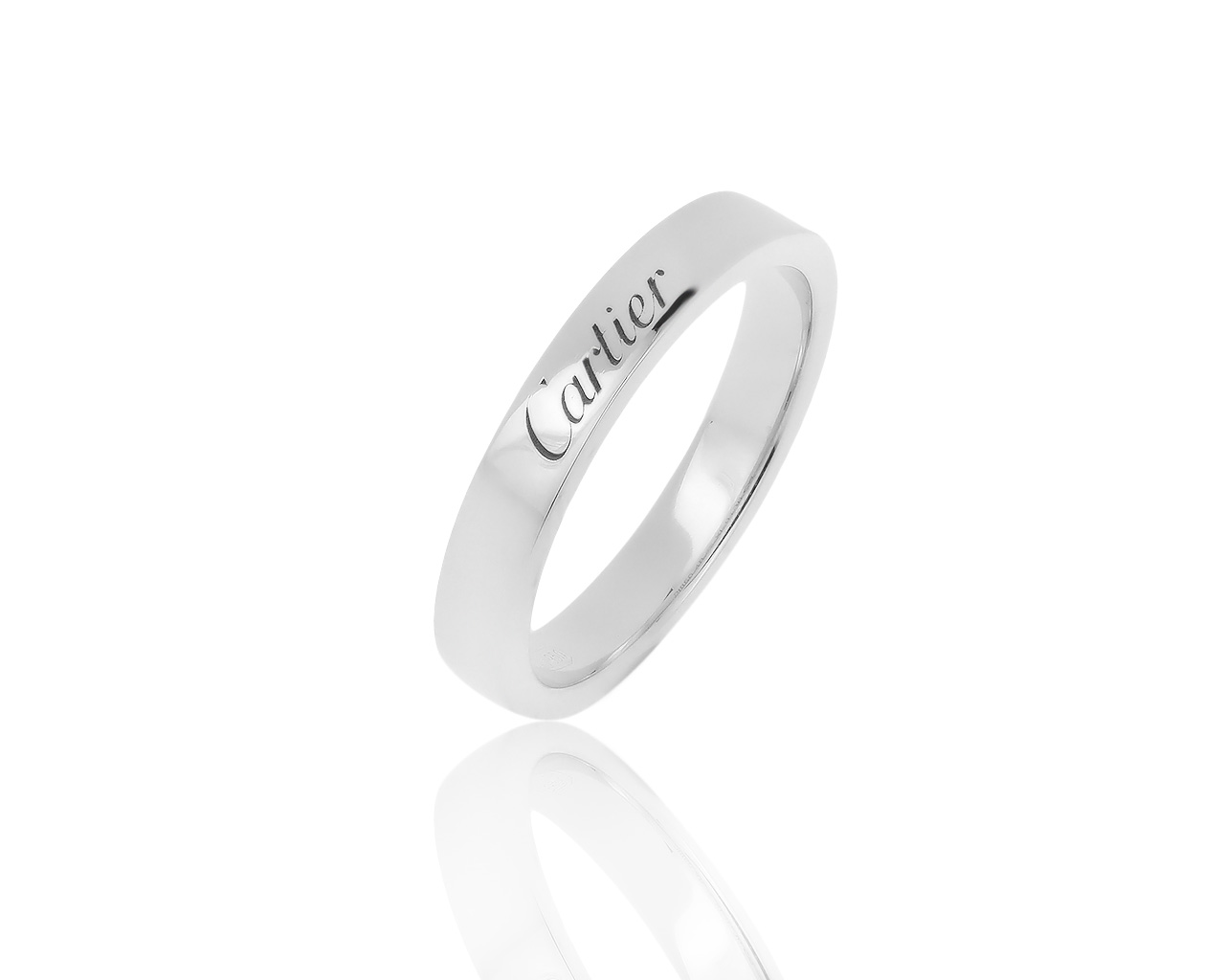 Оригинальное платиновое кольцо Cartier 061119/3 Оригинальное платиновое кольцо Cartier 061119/3