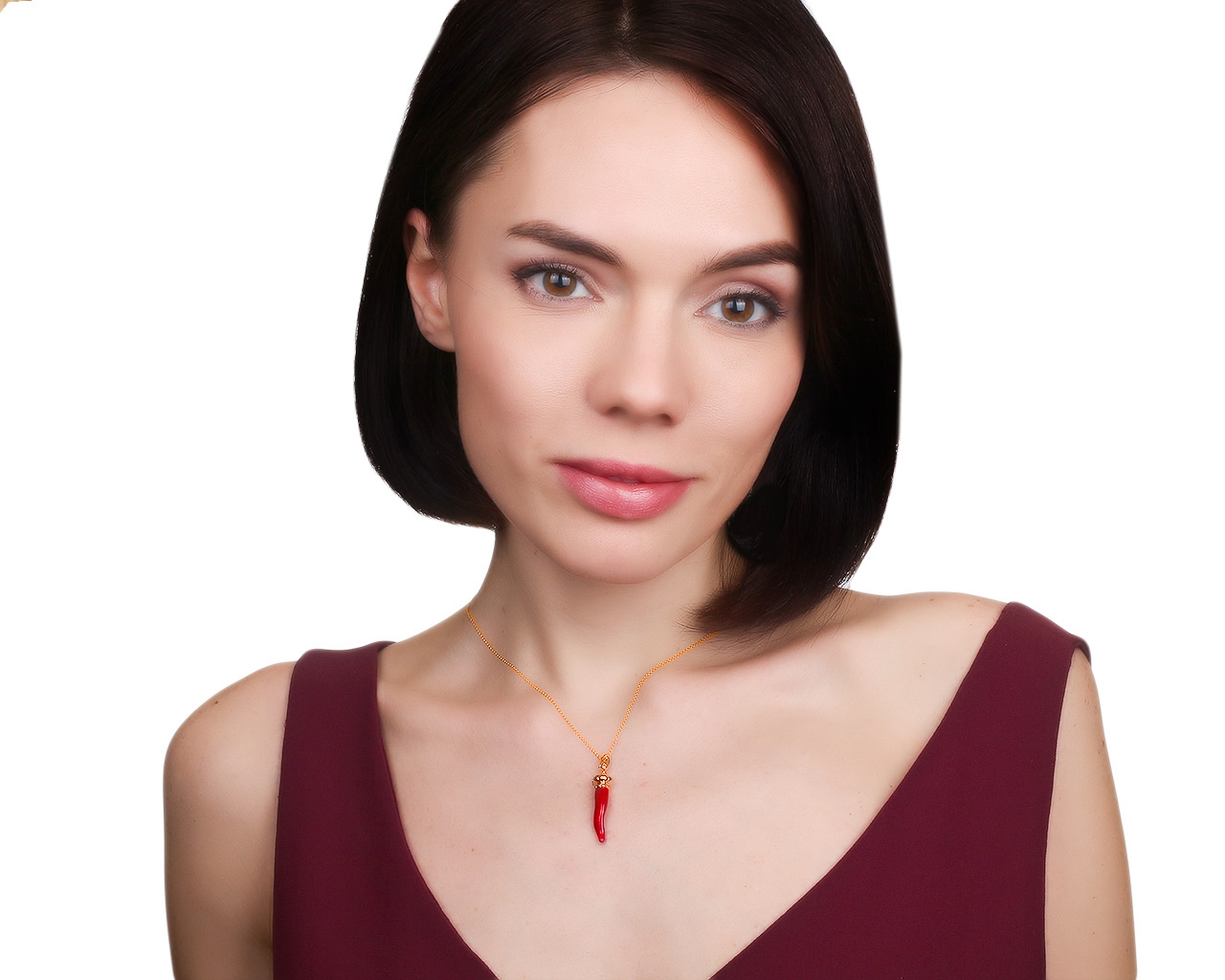 Итальянский золотой кулон