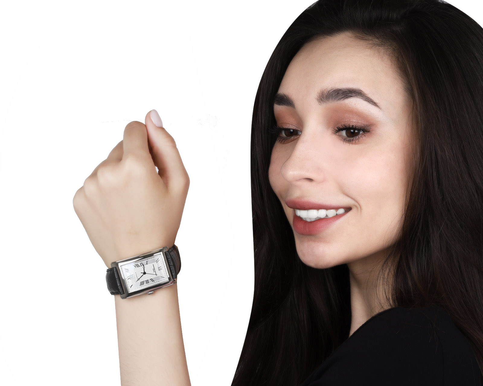 Оригинальные стальные часы Frederique Constant Carree