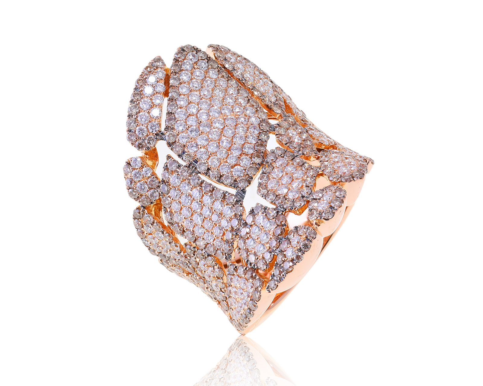 Оригинальное золотое кольцо с бриллиантами 2.50ct Piero Milano 170223/5