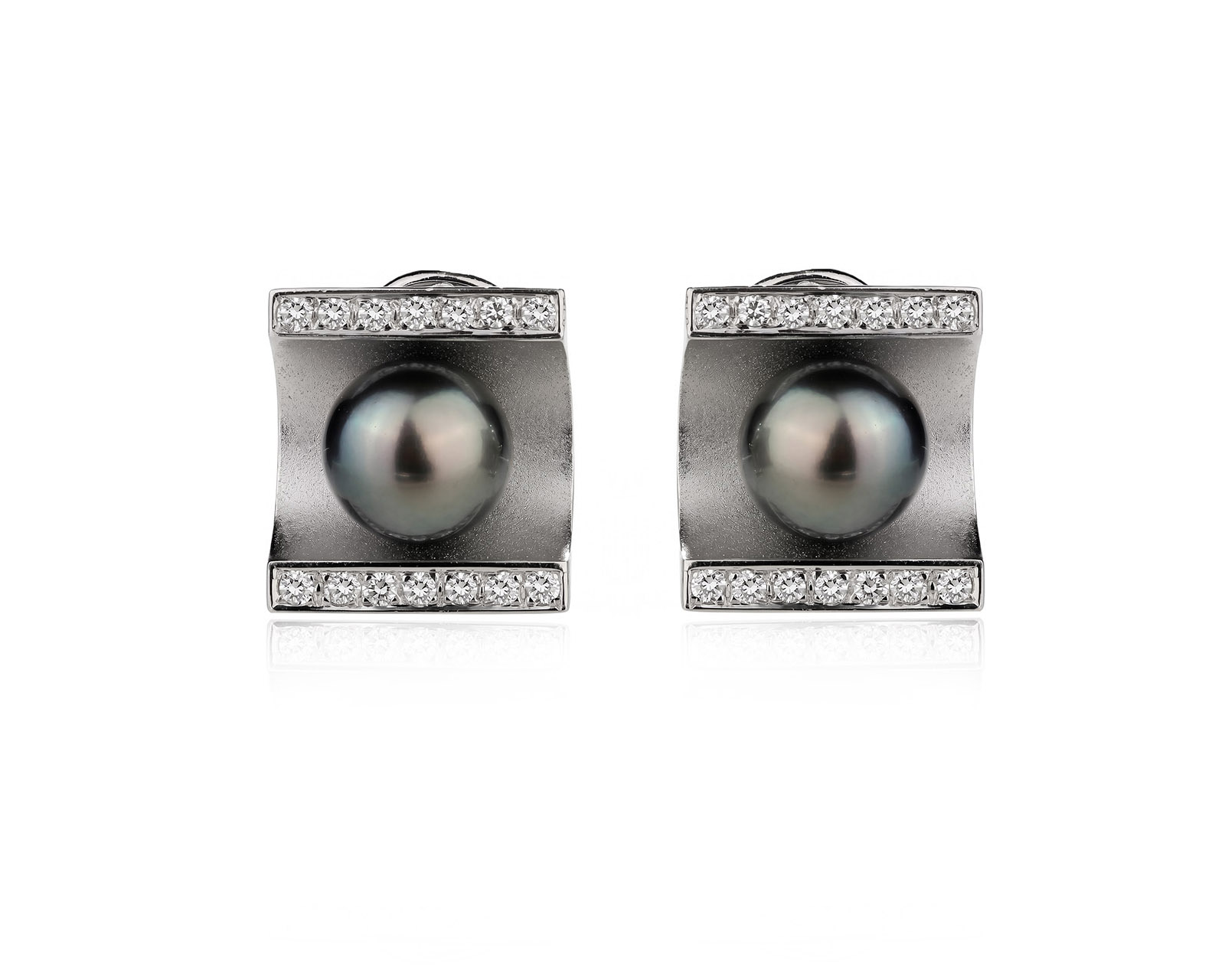Оригинальные платиновые серьги с бриллиантами 0.50ct Cédé 240526/4