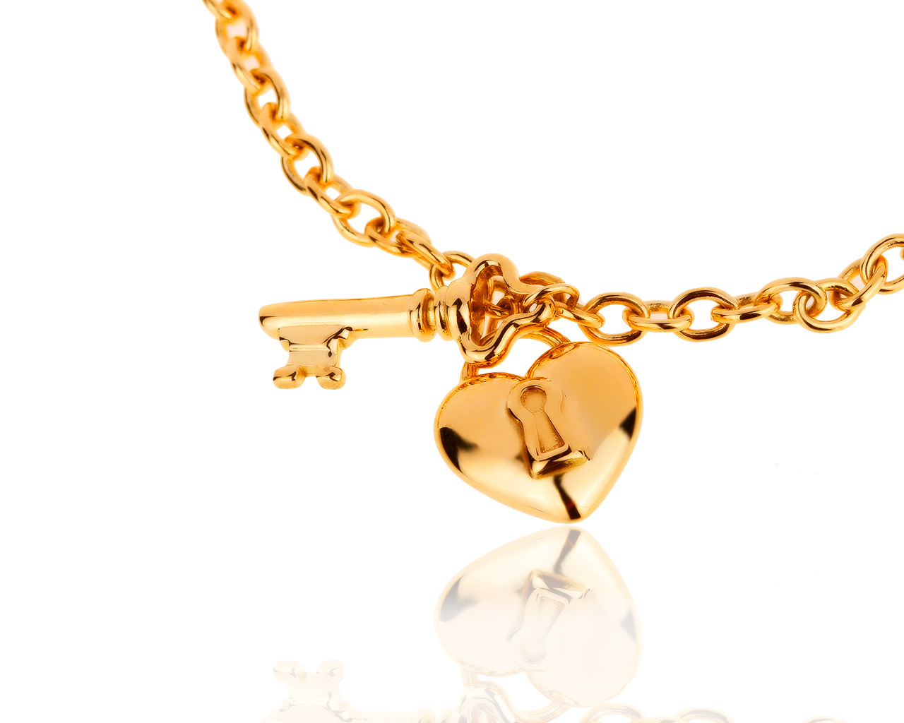 Оригинальный золотой браслет Tiffany&Co