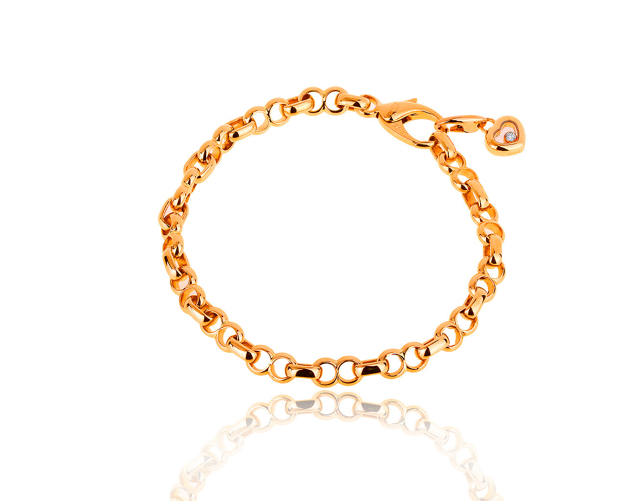 Оригинальный золотой браслет с бриллиантом 0.05ct Chopard 120719/6