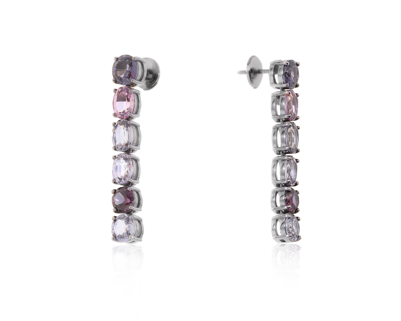 Притягательные золотые серьги со шпинелью 9.84ct 090822/7 Притягательные золотые серьги со шпинелью 9.84ct 090822/7