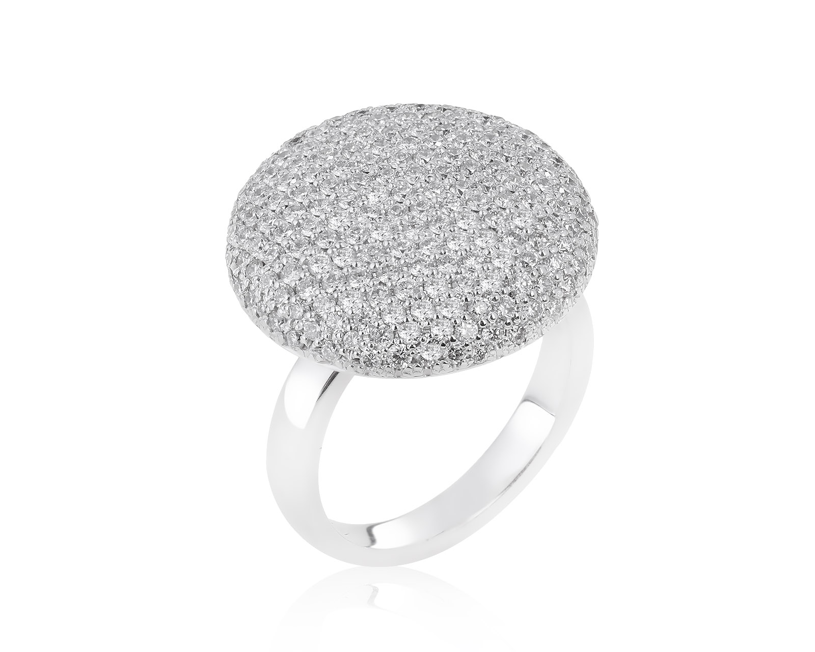 Престижное золотое кольцо с бриллиантами 1.26ct 120322/4