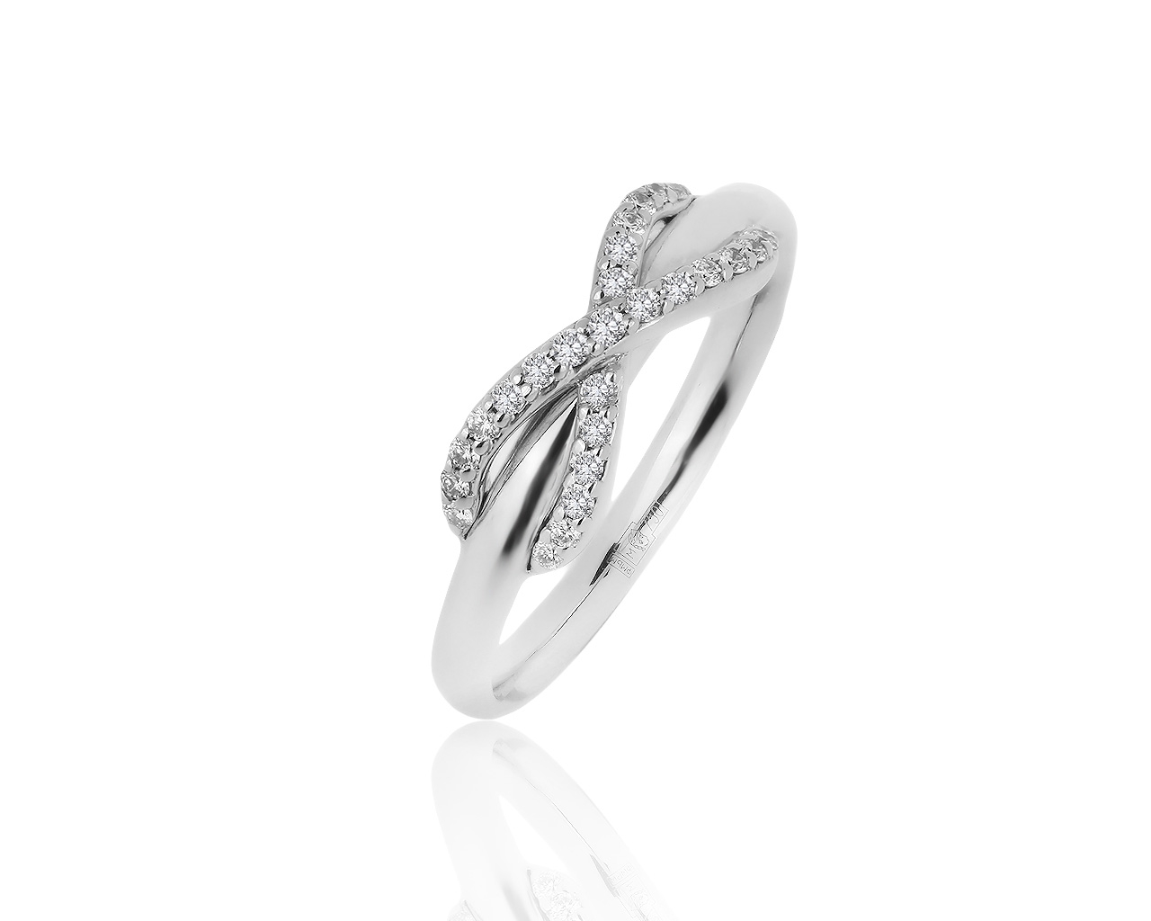 Оригинальное золотое кольцо с бриллиантами 0.13ct Tiffany&Co 290719/4