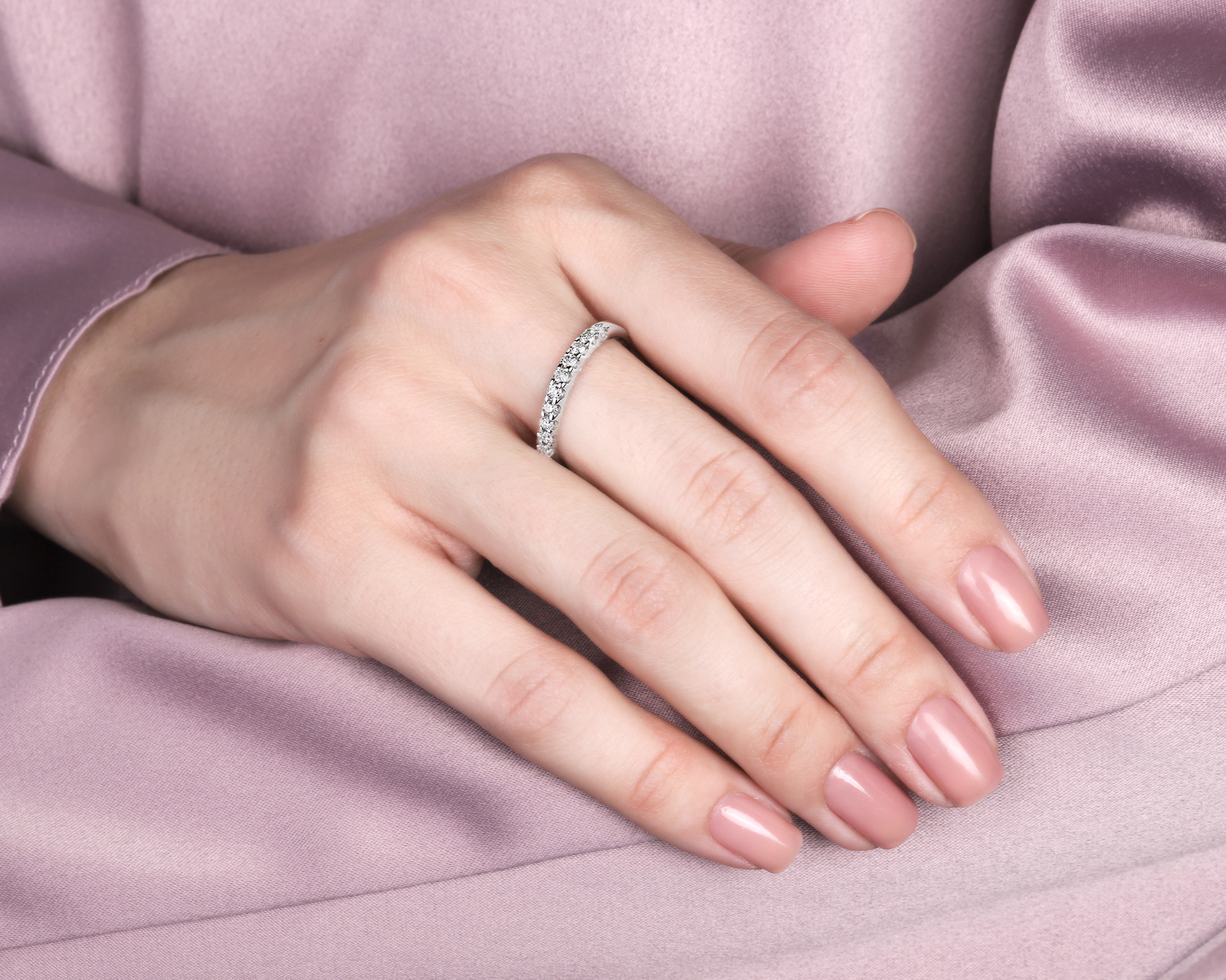 Золотое кольцо с бриллиантами 0.34ct