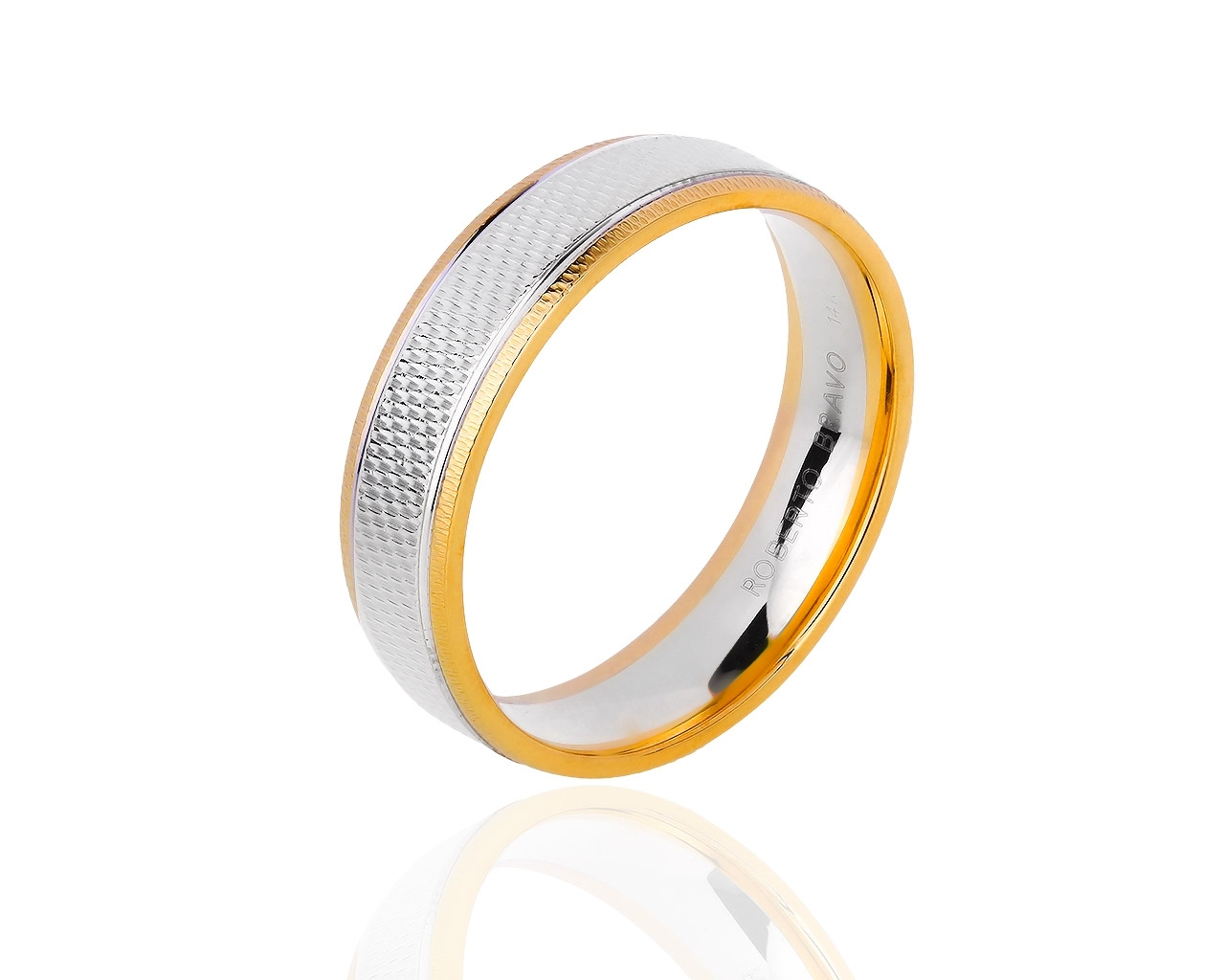 Прекрасное золотое кольцо Roberto Bravo