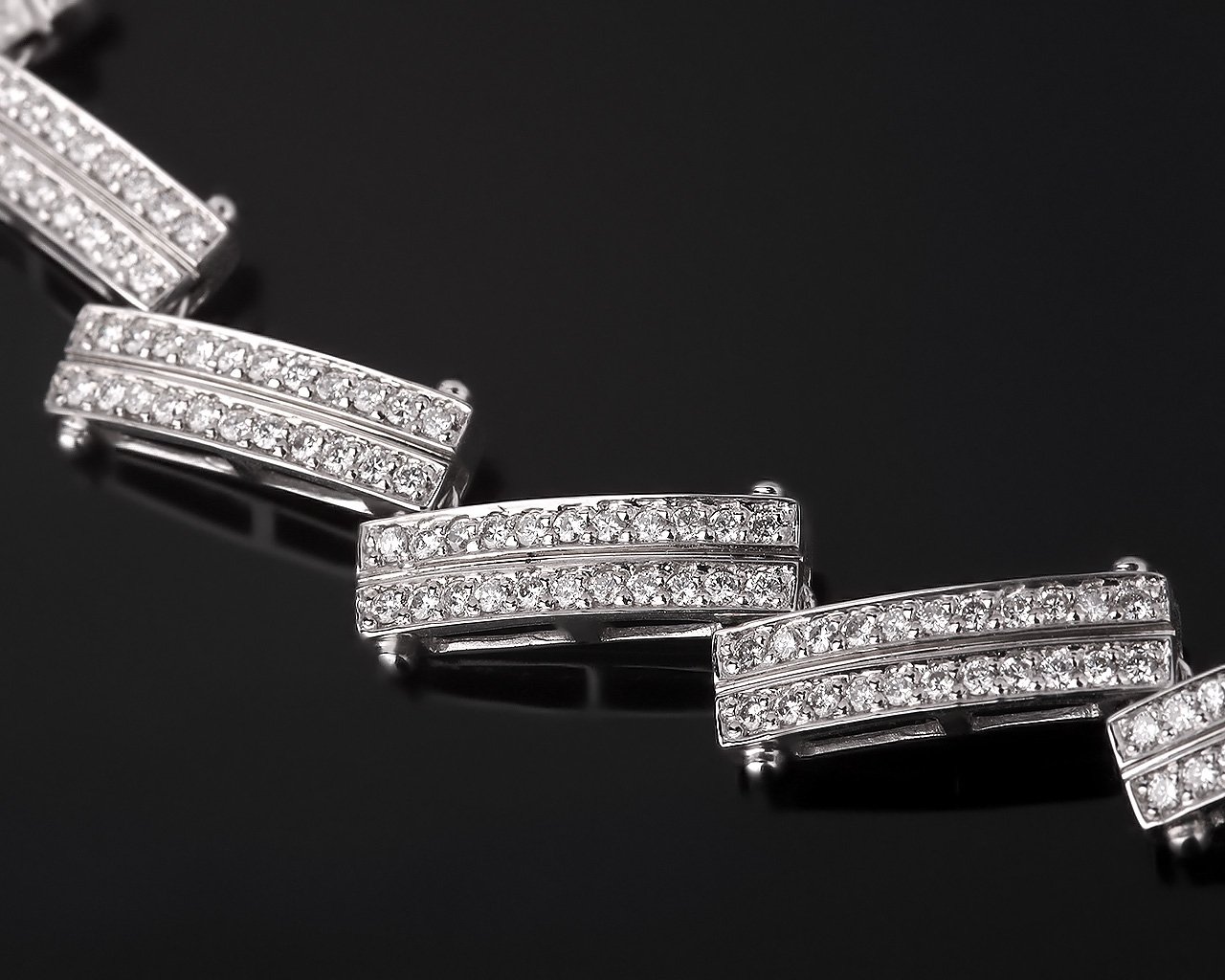 Замечательное золотое колье с бриллиантами 2.80ct 210317/6