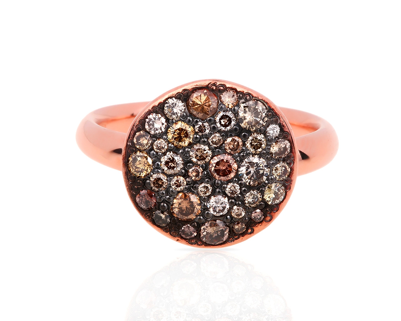 Прелестное золотое кольцо с бриллиантами 0.68ct Pomellato 040418/17