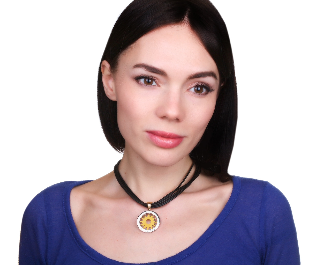 Оригинальный золотой кулон Bvlgari