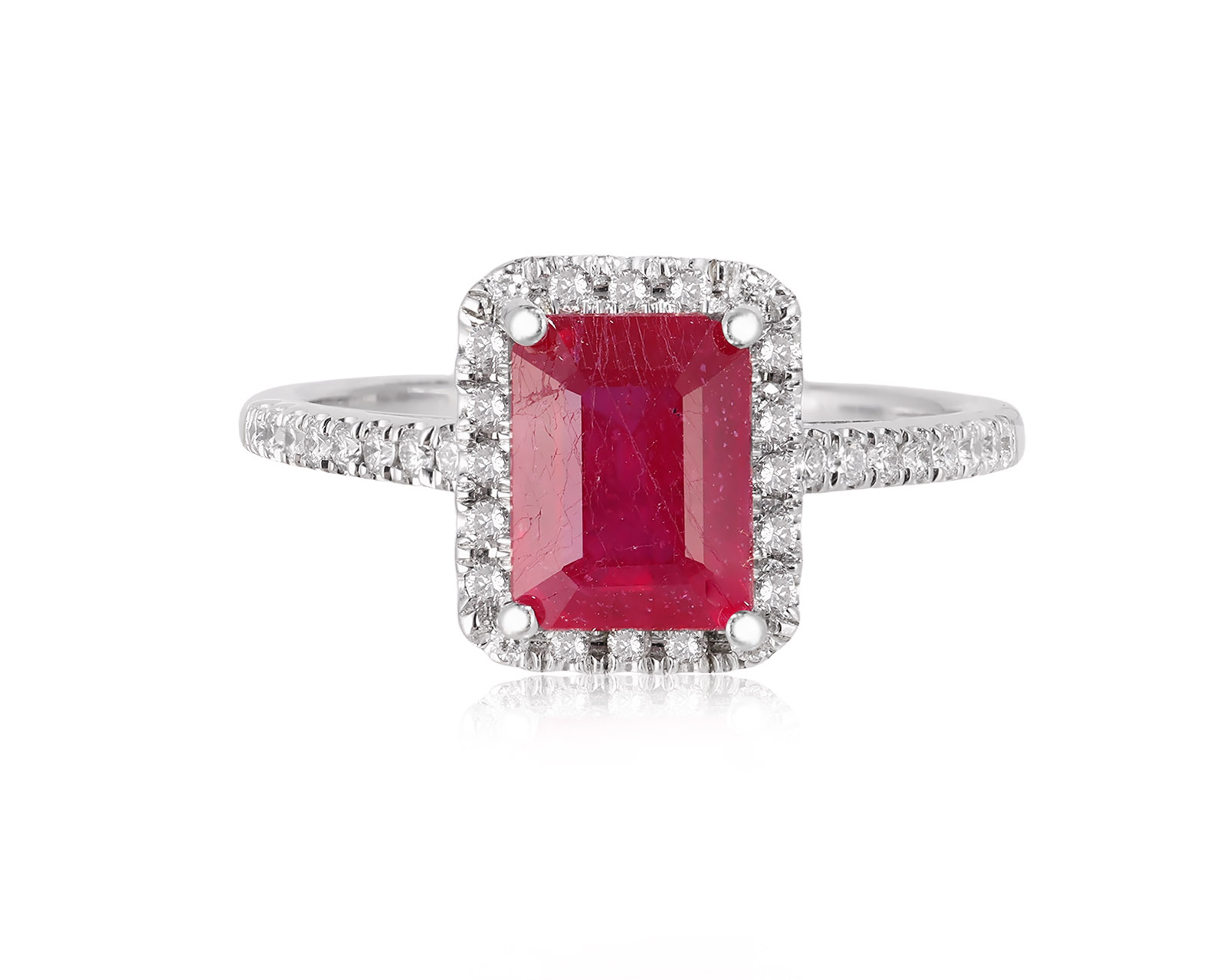 Оригинальное золотое кольцо с рубином 2.15ct МЮЗ