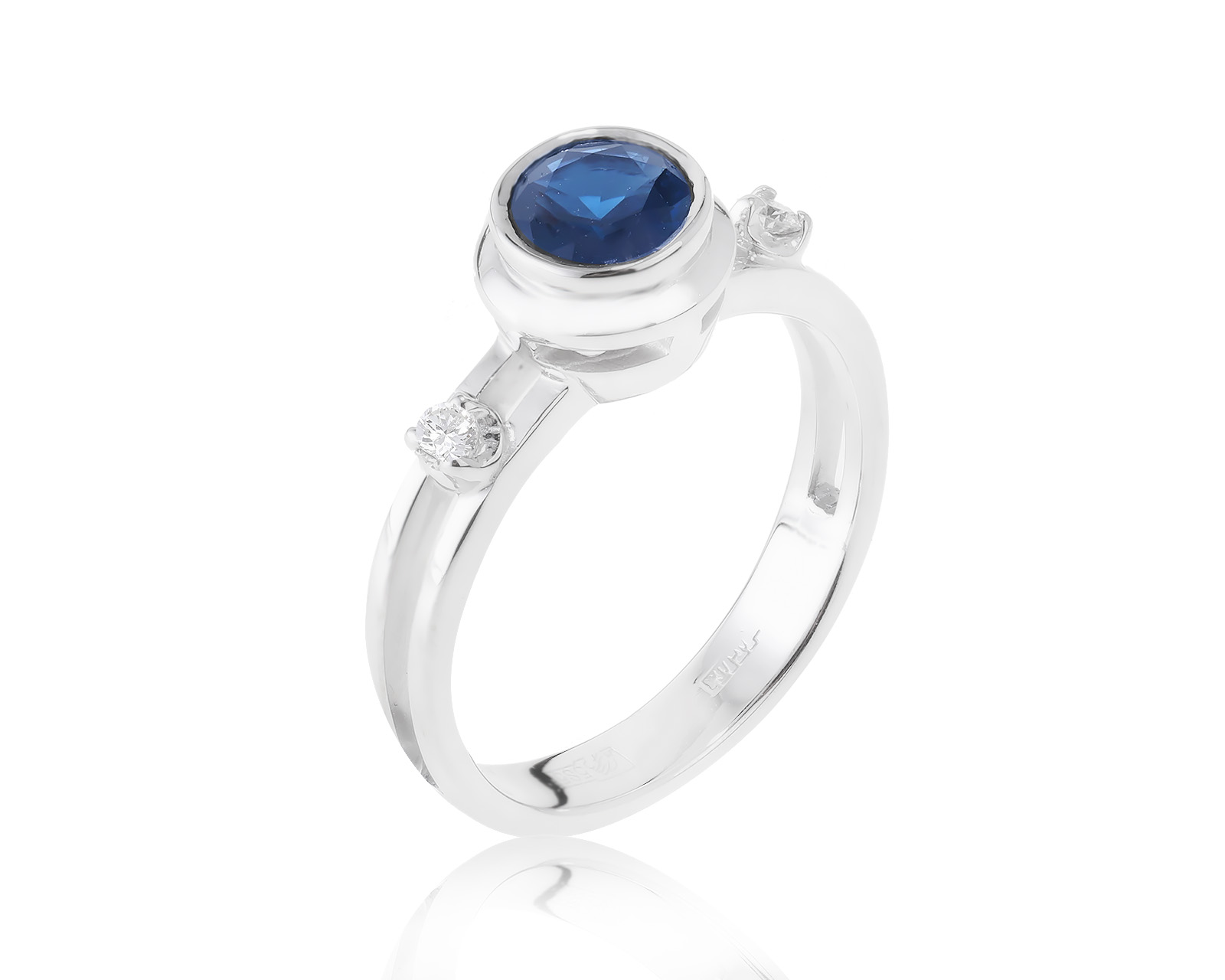 Прекрасное золотое кольцо с сапфиром 0.64ct 250423/6