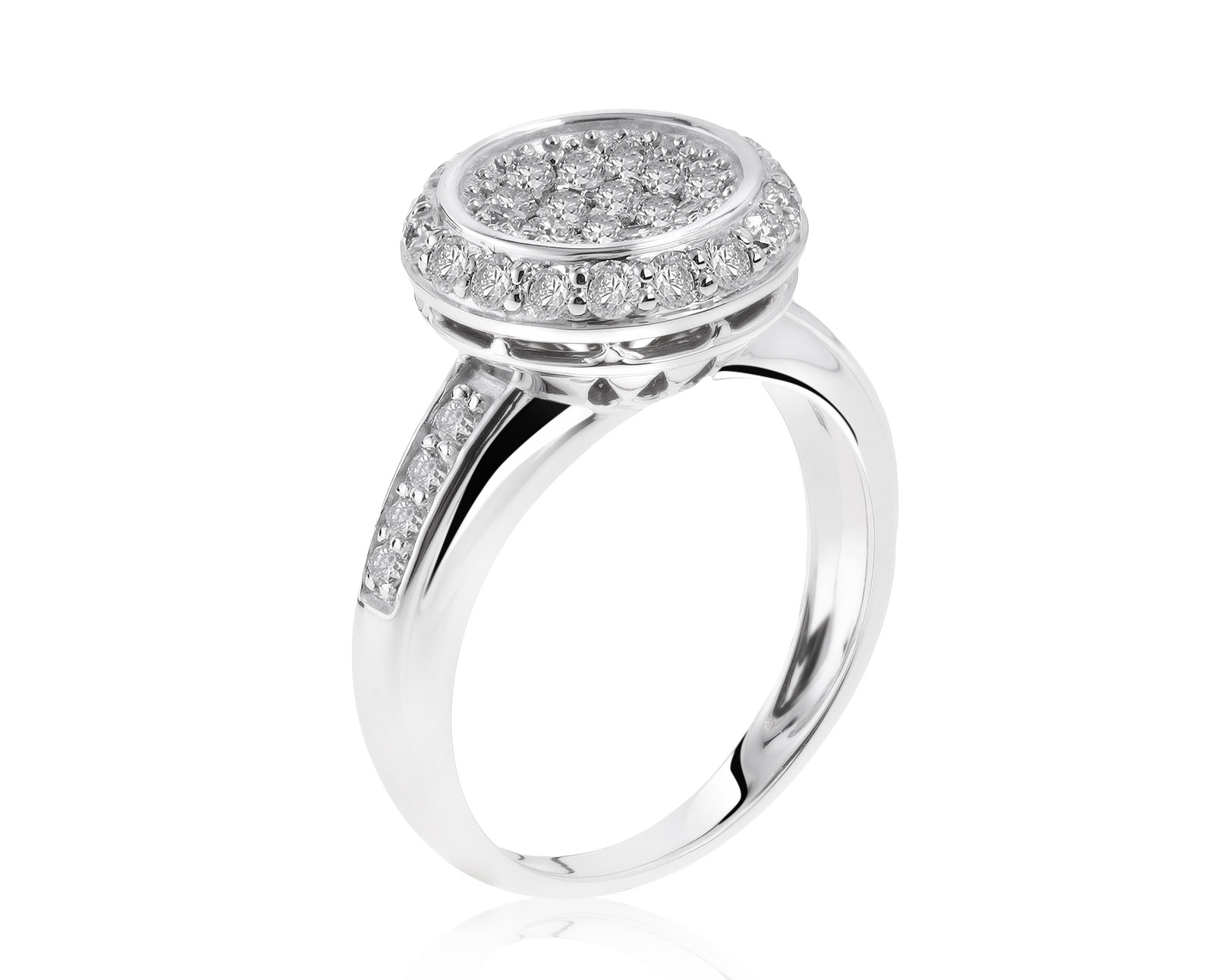 Потрясающее золотое кольцо с бриллиантами 0.80ct 290821/1