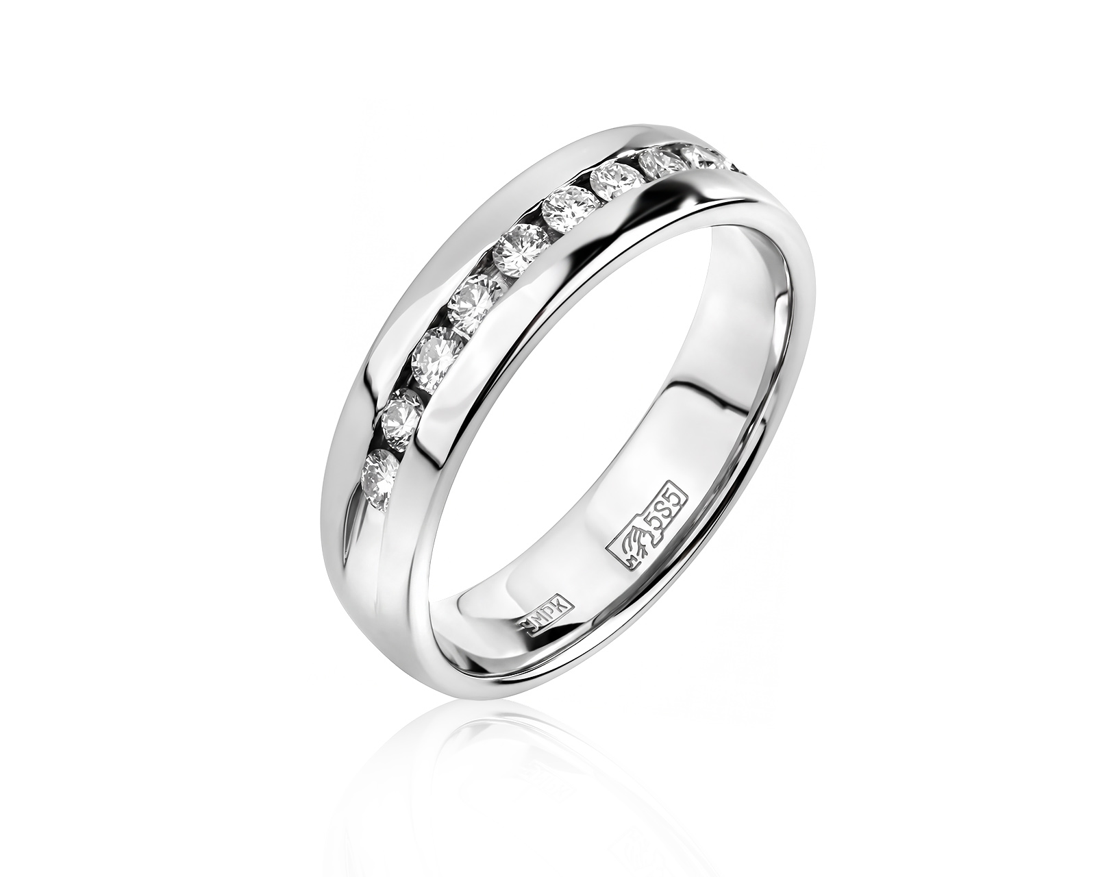 Золотое кольцо с бриллиантами 0.22ct 250926/2