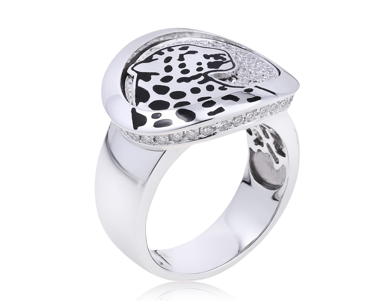 Превосходное золотое кольцо с бриллиантами 0.85ct 041120/12