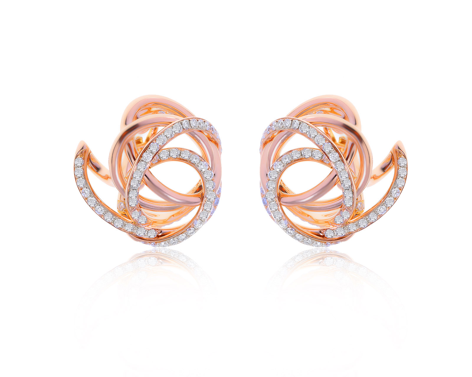 Оригинальные золотые серьги с бриллиантами 3.25ct De Grisogono Matassa 030922/КМ5 Оригинальные золотые серьги с бриллиантами 3.25ct De Grisogono Matassa 030922/КМ5