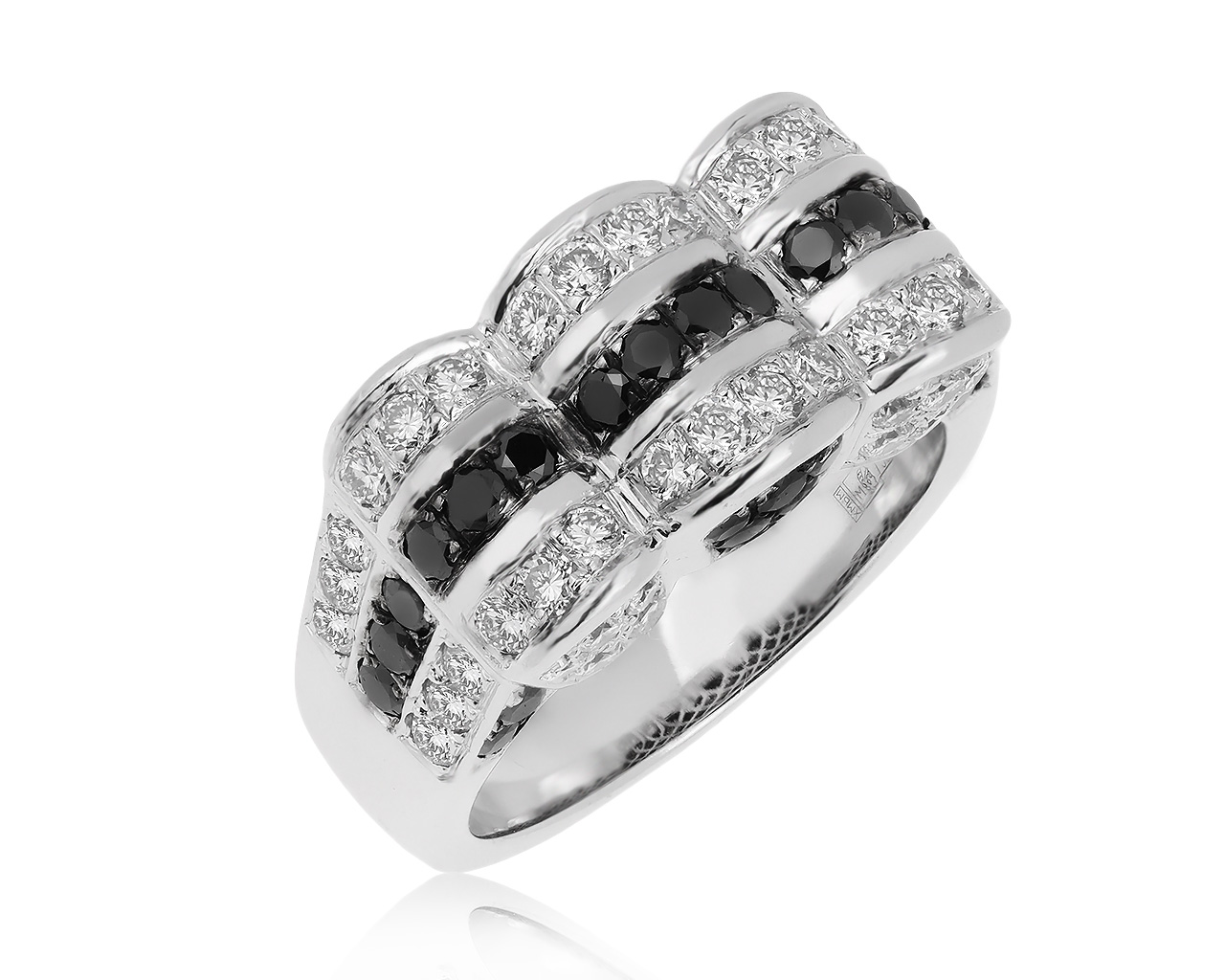 Престижное золотое кольцо с бриллиантами 1.81ct