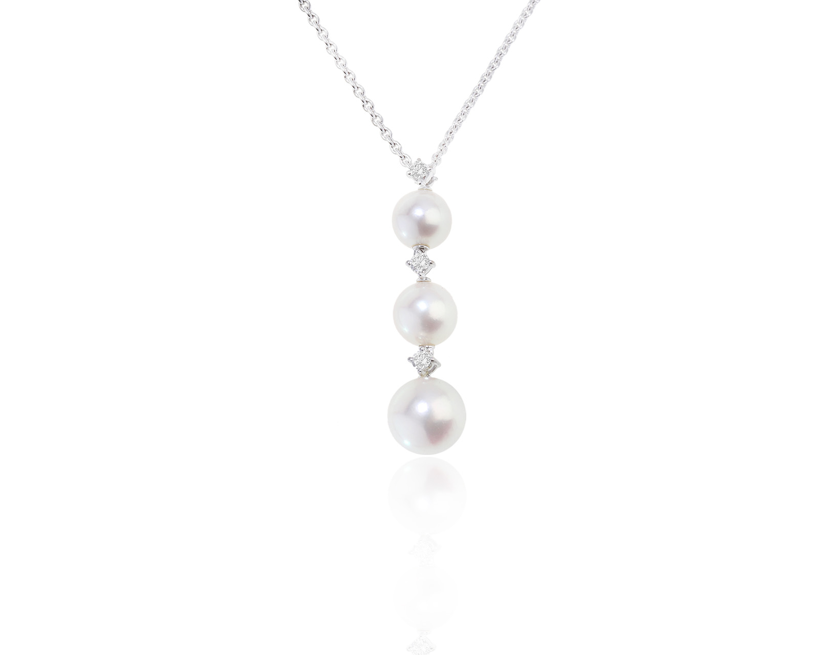 Оригинальное золотое колье с жемчугом Mikimoto 191122/10