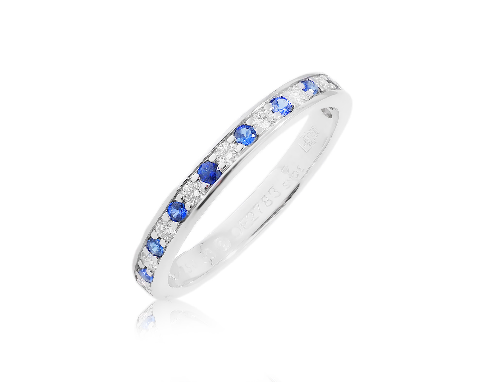 Оригинальное золотое кольцо с сапфирами 0.22ct Cartier 041223/3 Оригинальное золотое кольцо с сапфирами 0.22ct Cartier 041223/3