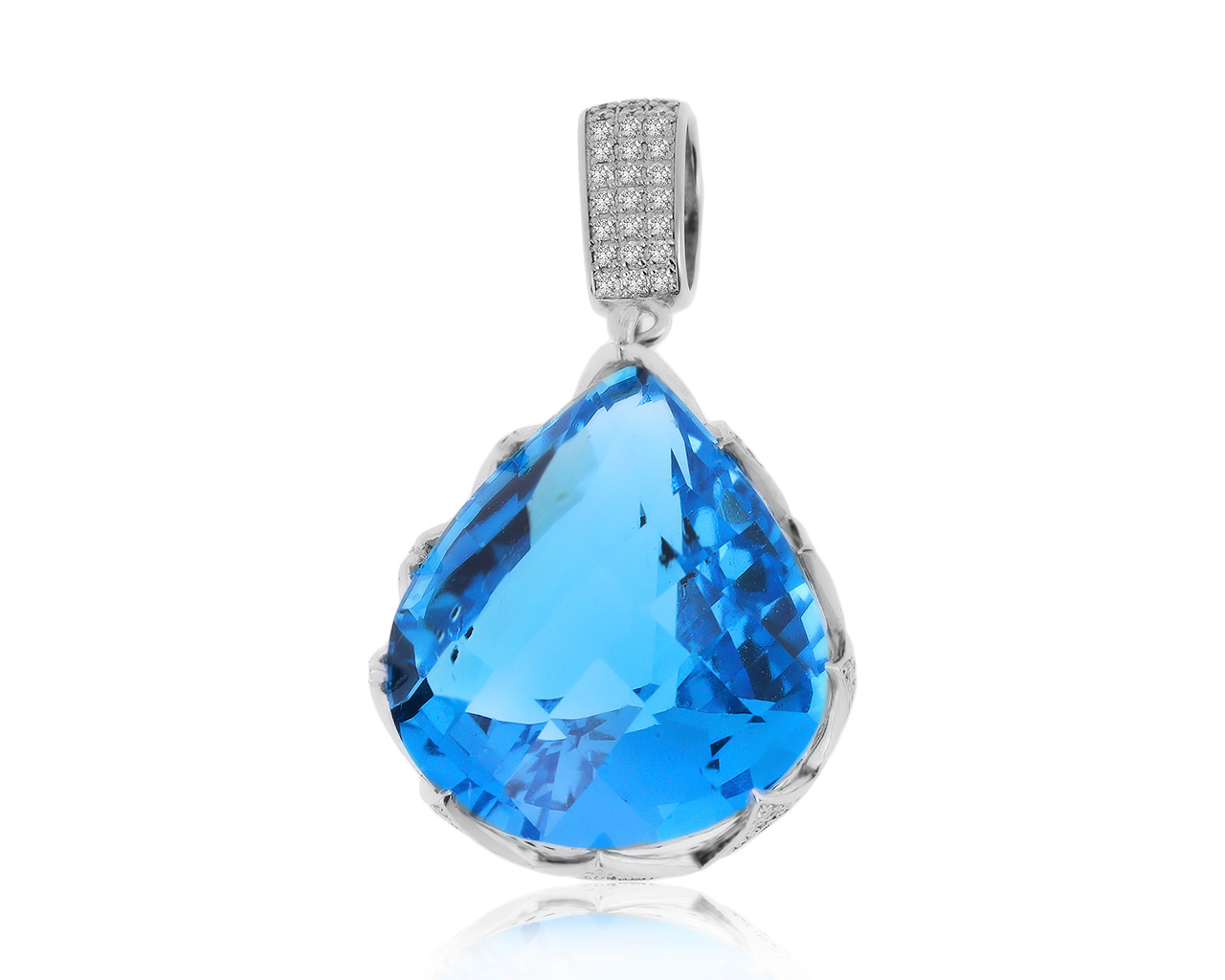 Завораживающий золотой кулон с топазом 37.56ct 150720/12