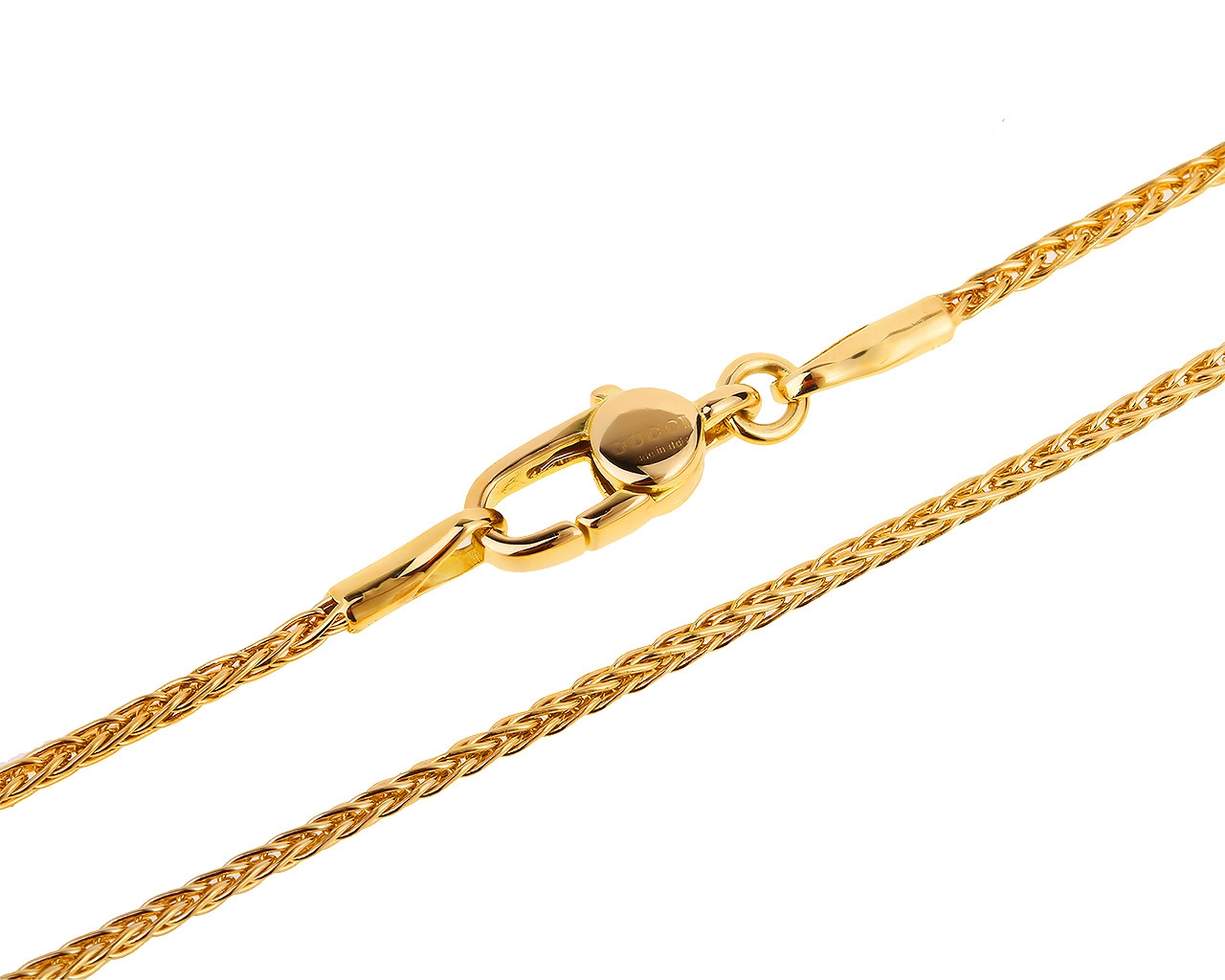 Оригинальная золотая цепочка Gucci 161118/10