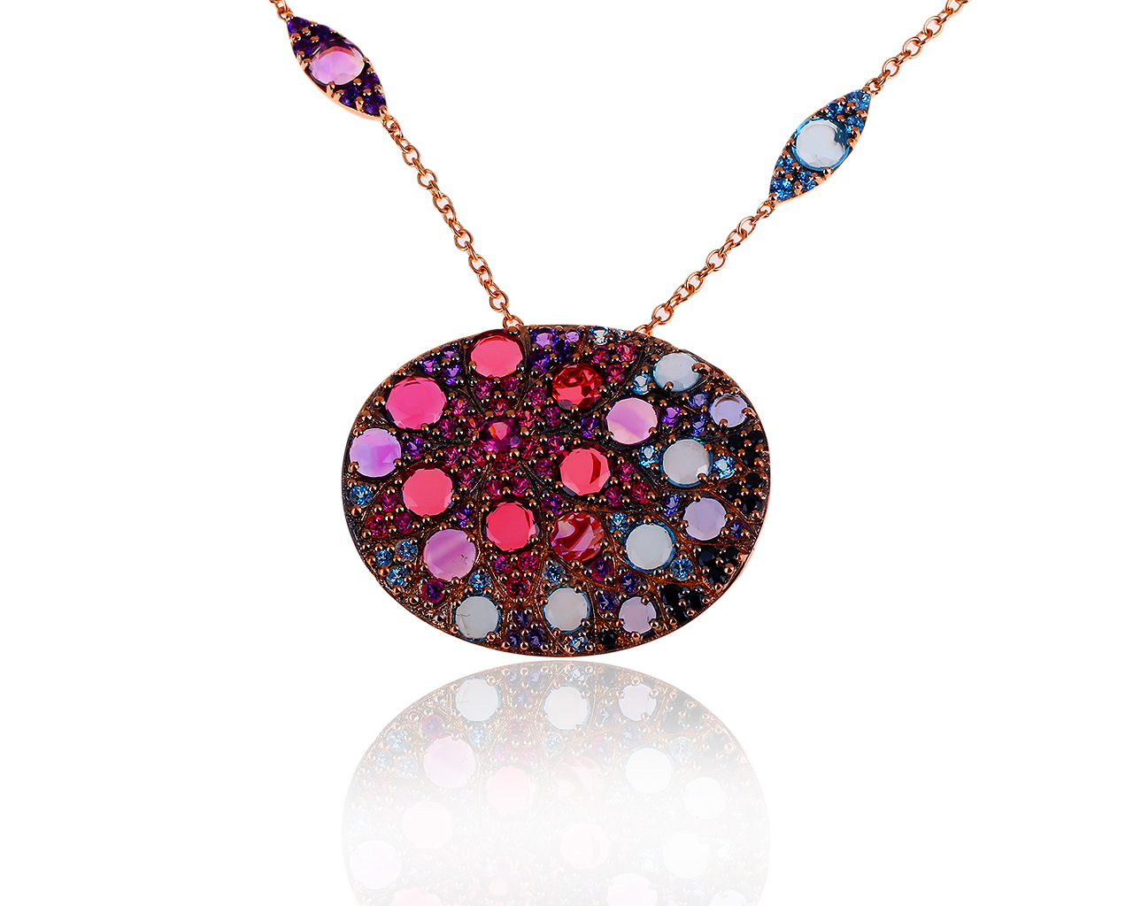 Оригинальное золотое колье с рубином 0.01ct Pasquale Bruni 051119/5 Оригинальное золотое колье с рубином 0.01ct Pasquale Bruni 051119/5