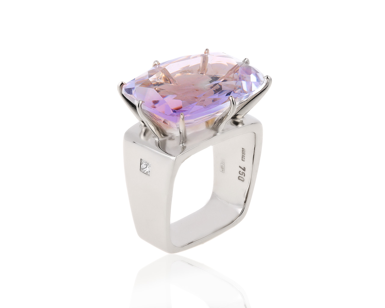 Оригинальное золотое кольцо с аметистом 17.47ct H.Stern 151119/1