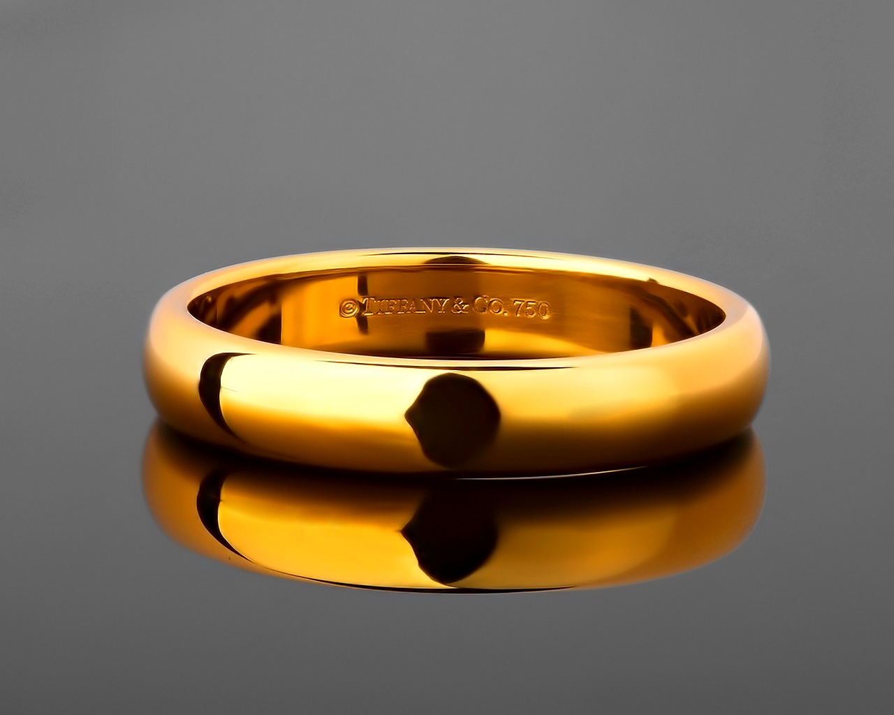 Обручальное золотое кольцо Tiffany&Co Classic 161117/10