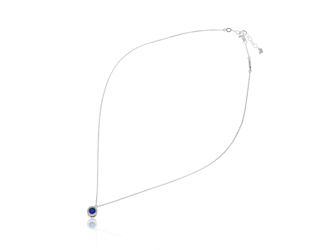 Оригинальный золотой кулон с цирконами Roberto Bravo