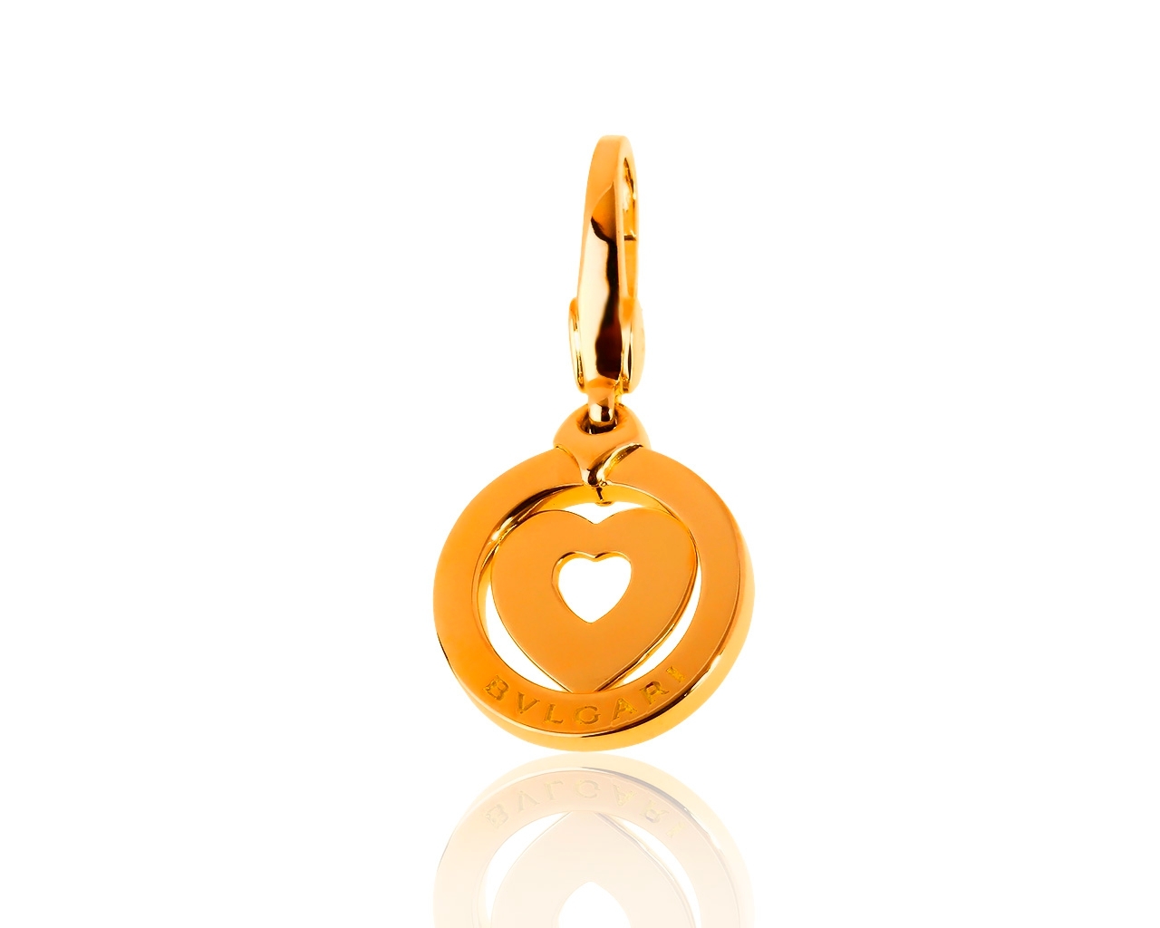 Оригинальная золотая подвеска-шарм Bvlgari 260319/13