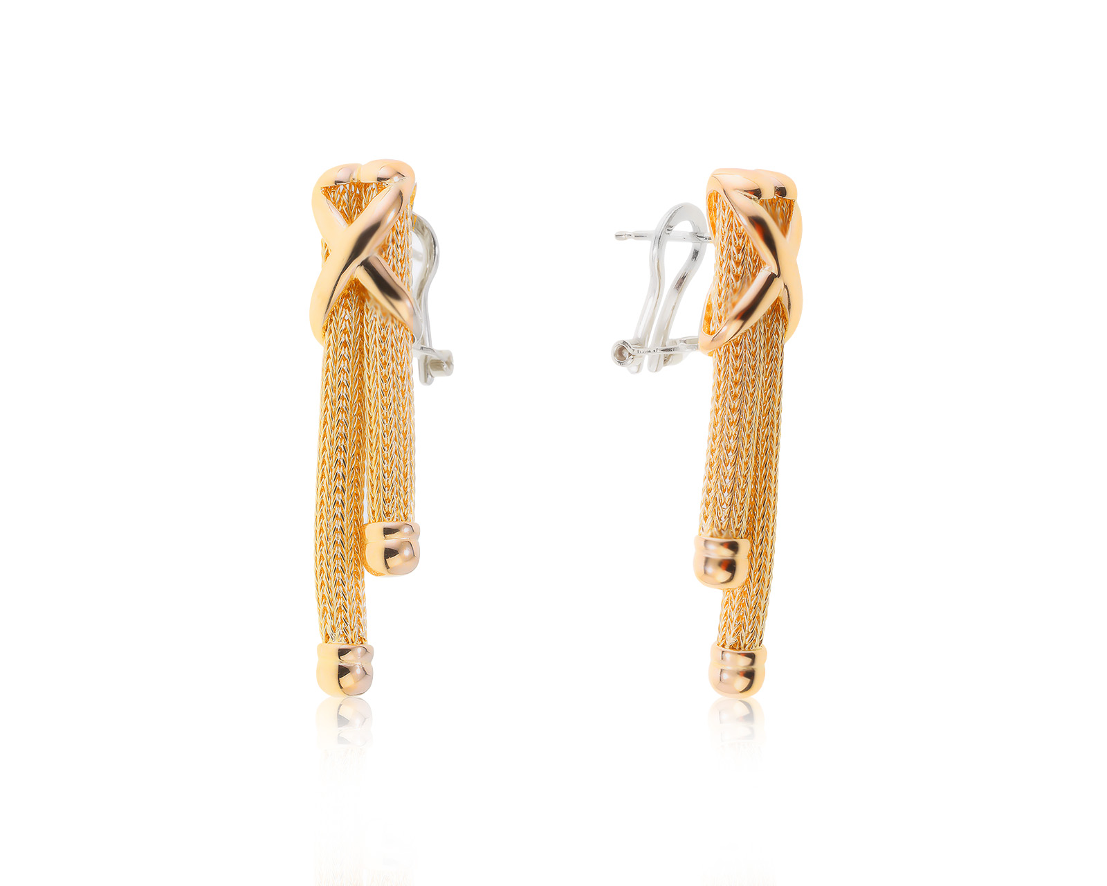 Оригинальные золотые серьги Cleopatra 200623/1