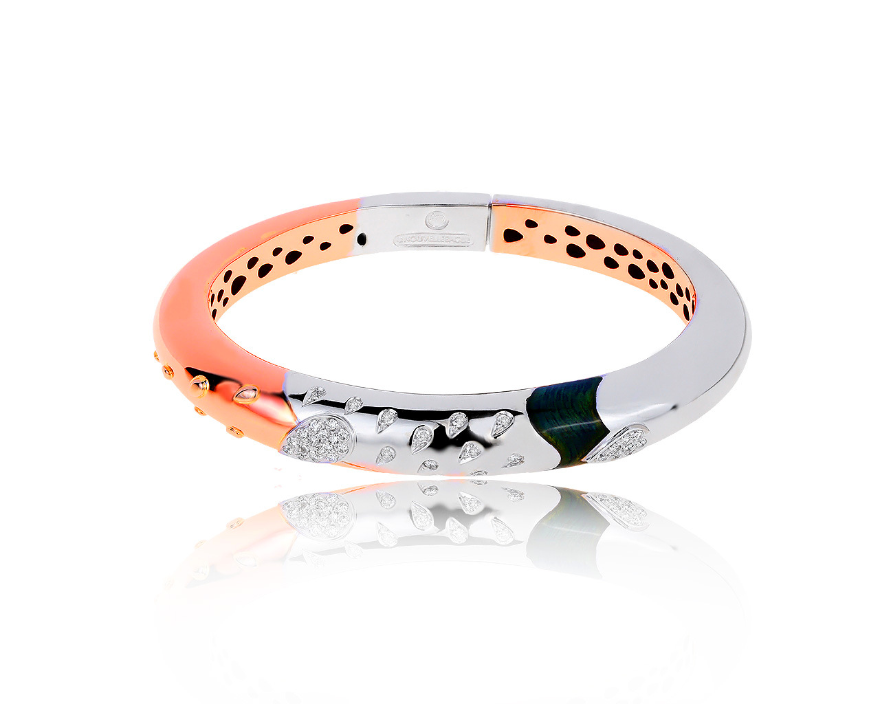 Оригинальный золотой браслет с бриллиантами 0.43ct Nouvelle Bague 271119/4