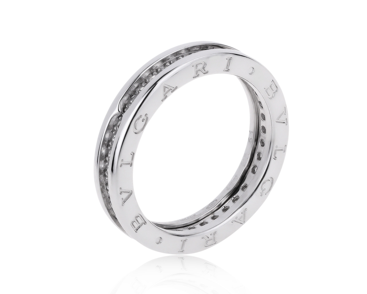 Оригинальное золотое кольцо с бриллиантами 0.57ct Bvlgari 210520/1