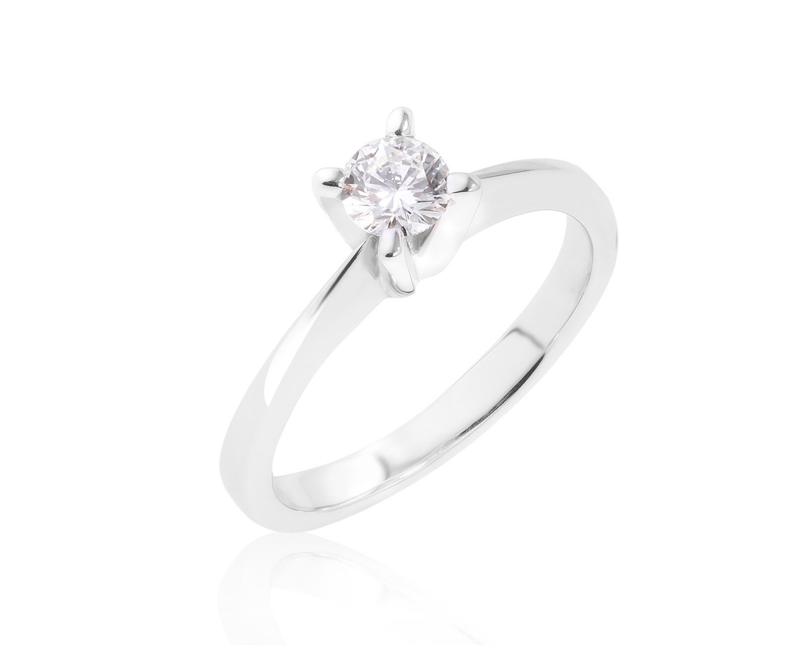 Золотое кольцо с бриллиантом 0.29ct 281124/1