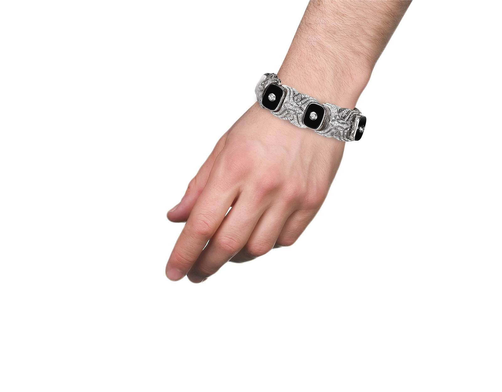 Изумительный золотой браслет с бриллиантами 4.54ct