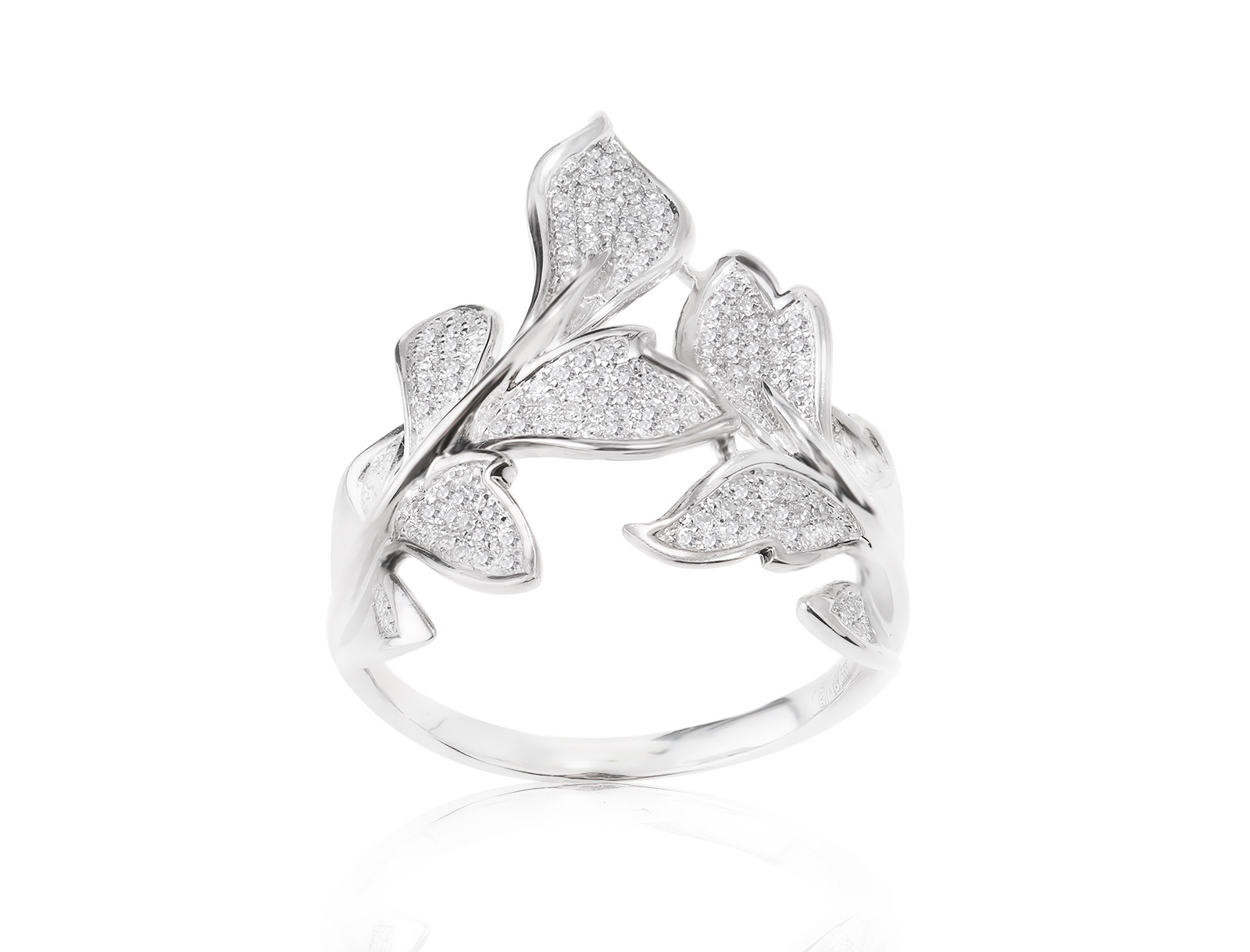 Золотое кольцо с бриллиантами 0.40ct 050324/5