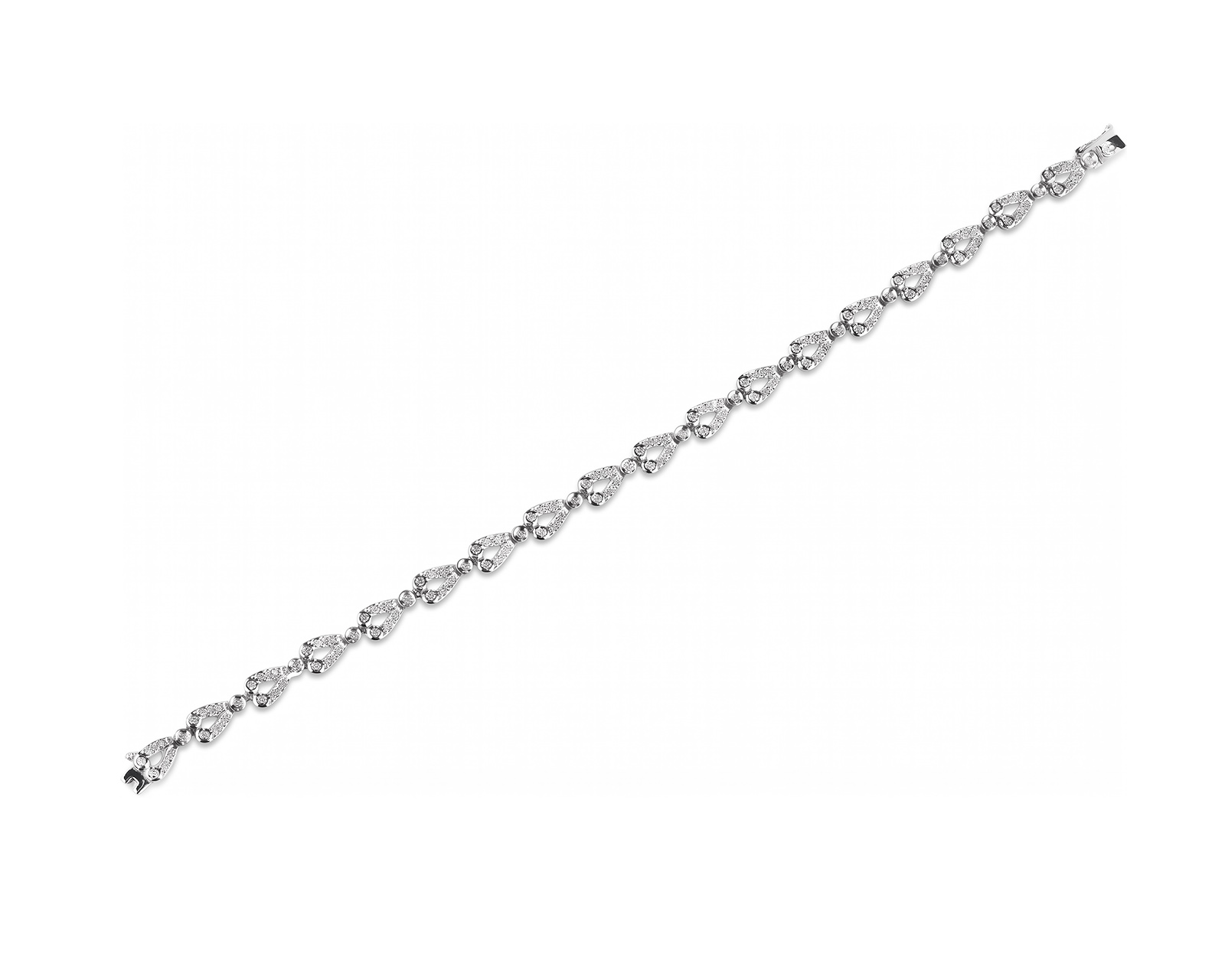 Золотой браслет с бриллиантами 0.85ct 141026/2