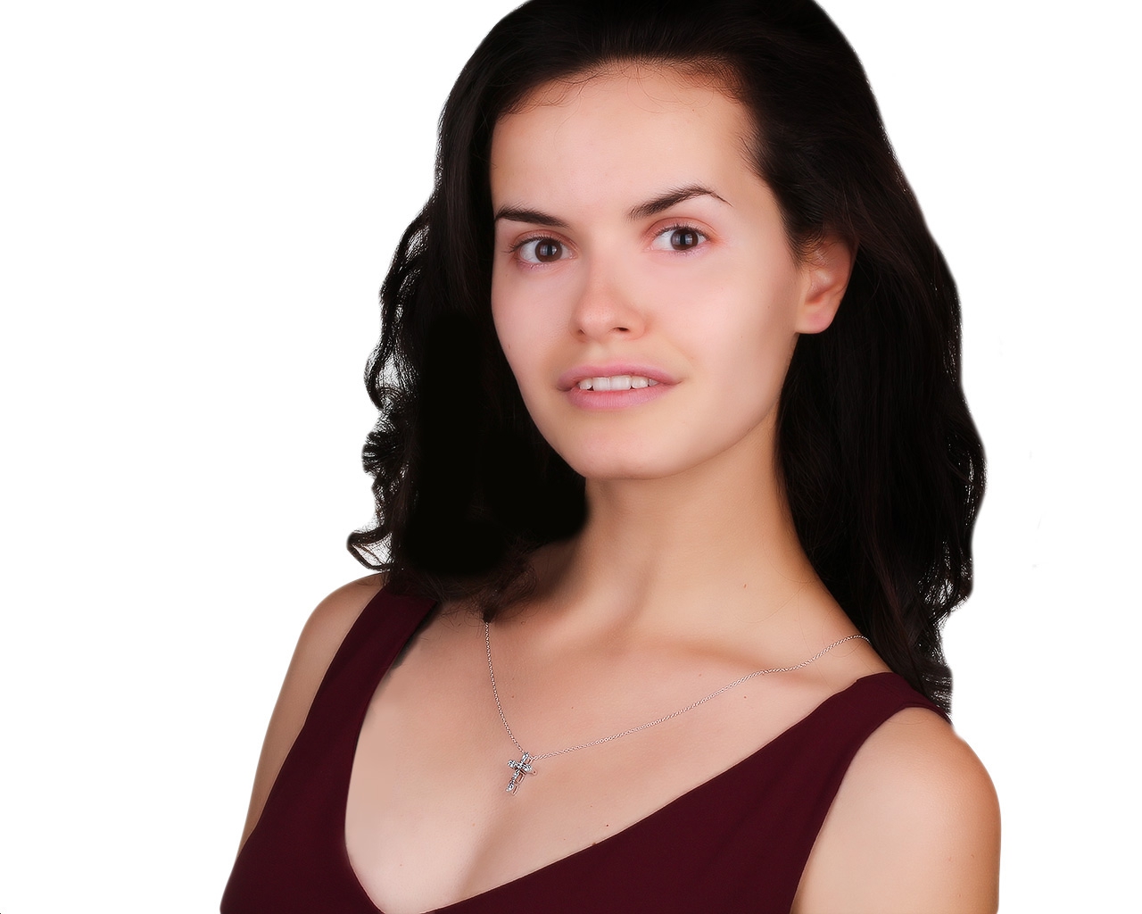 Прекрасный золотой кулон с бриллиантами 1.11ct