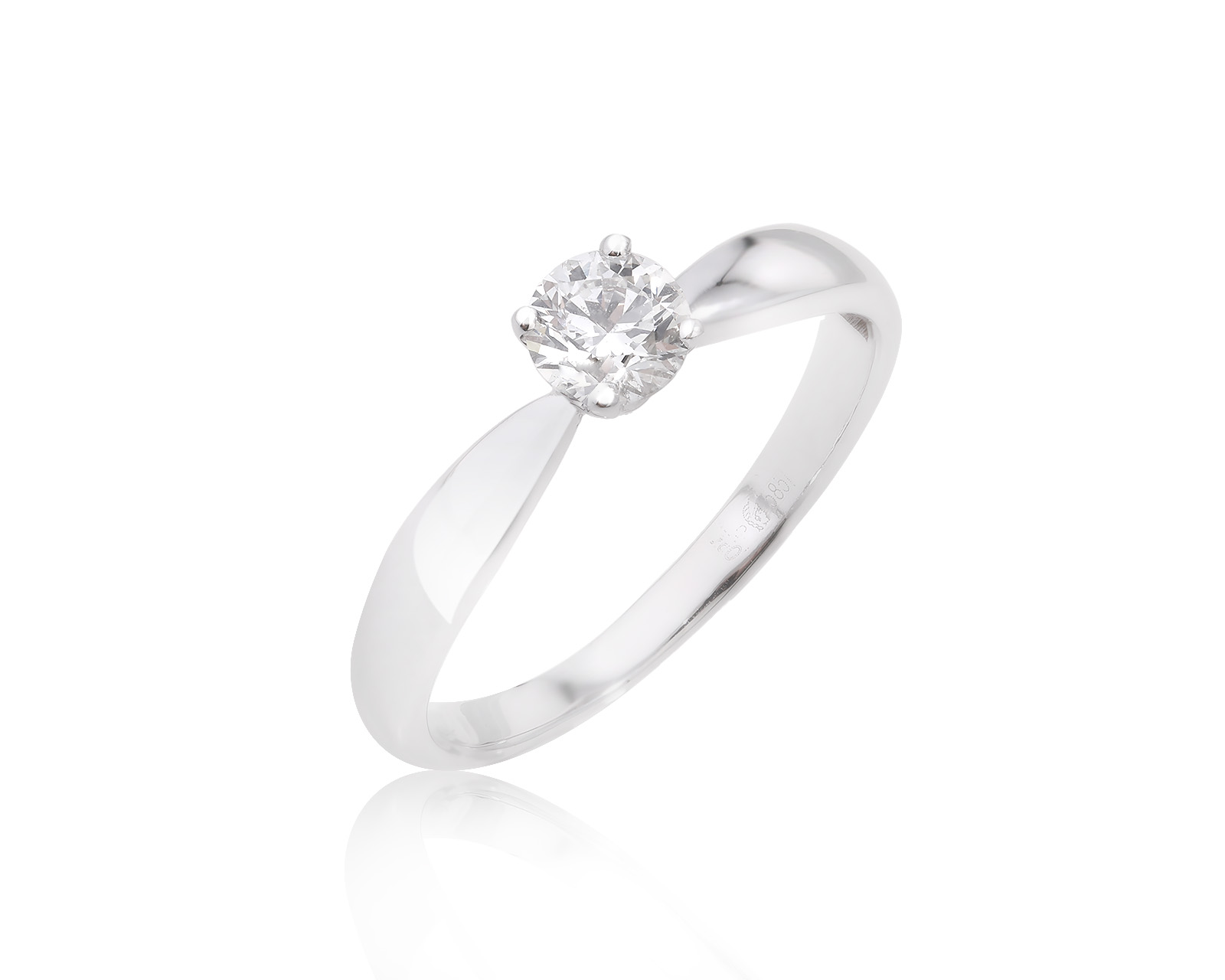 Золотое кольцо с бриллиантом 0.31ct 160624/2 Золотое кольцо с бриллиантом 0.31ct 160624/2