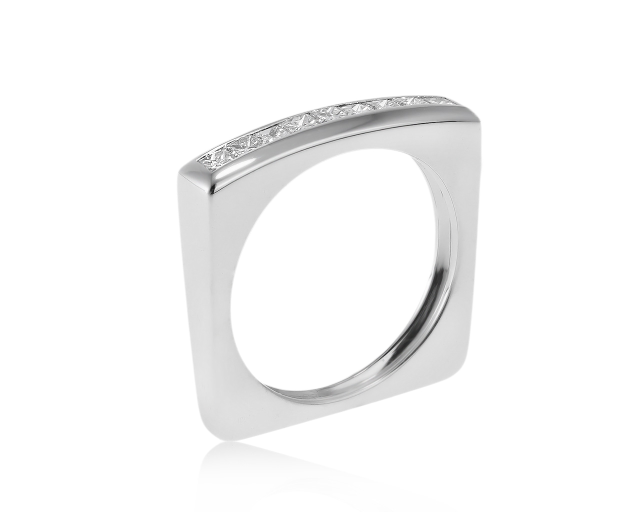 Оригинальное золотое кольцо с бриллиантами 0.58ct Gianni Lazzaro 090221/1