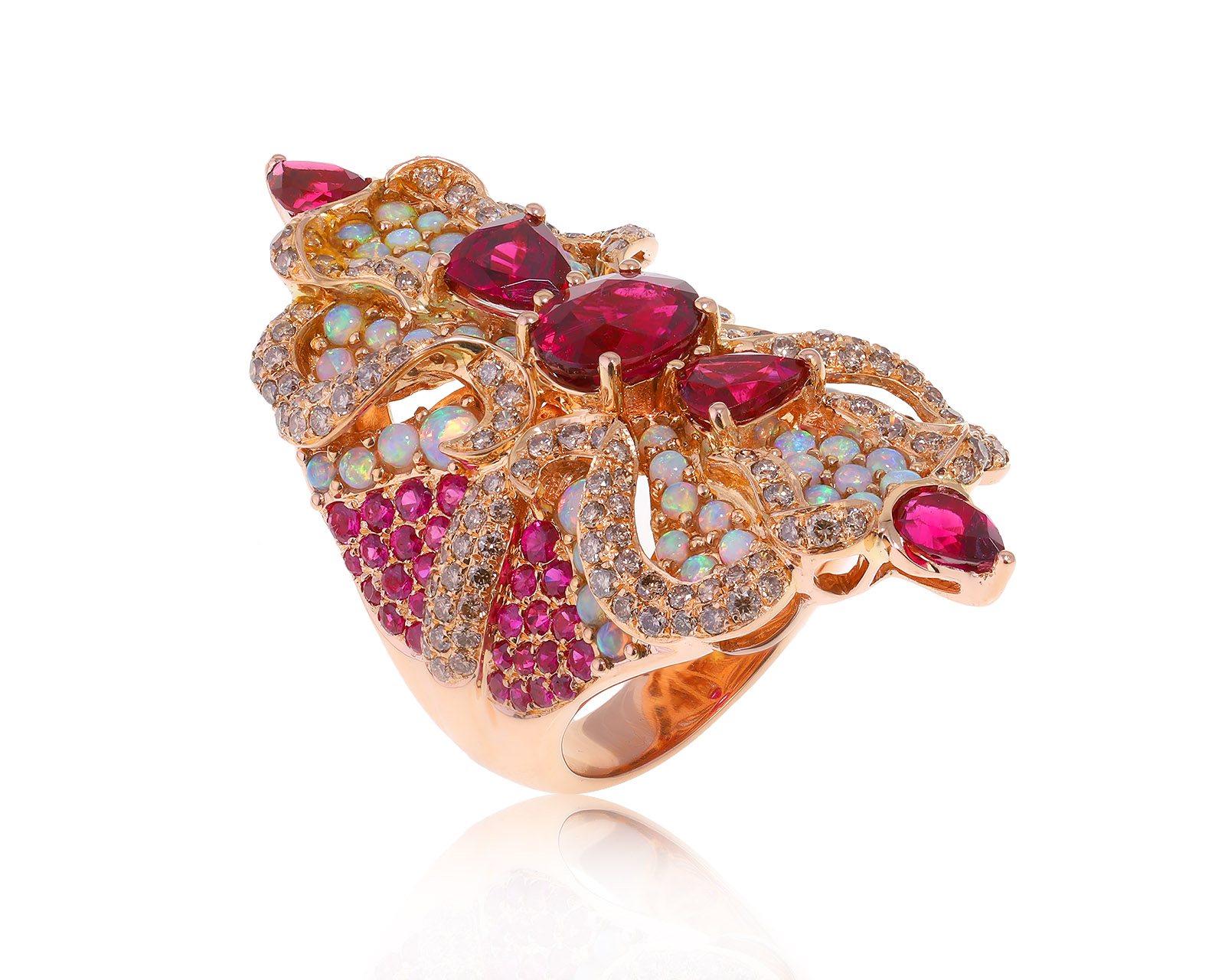 Оригинальное золотое кольцо Wendy Yue Kaleidscope Armor 060524/5